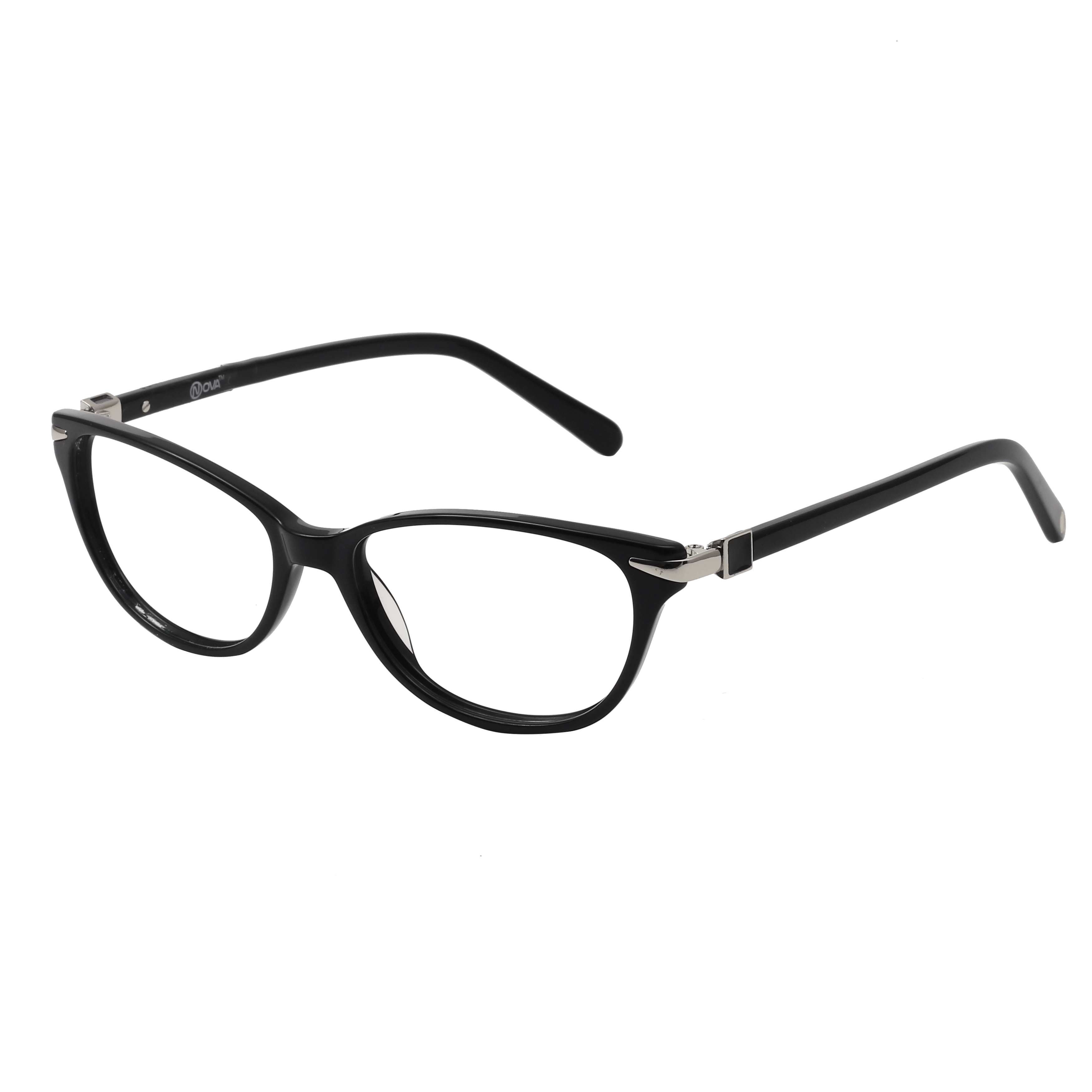 Nova NVF3917 Frame Black Female Full Shell Frame — Black frame — alternate view