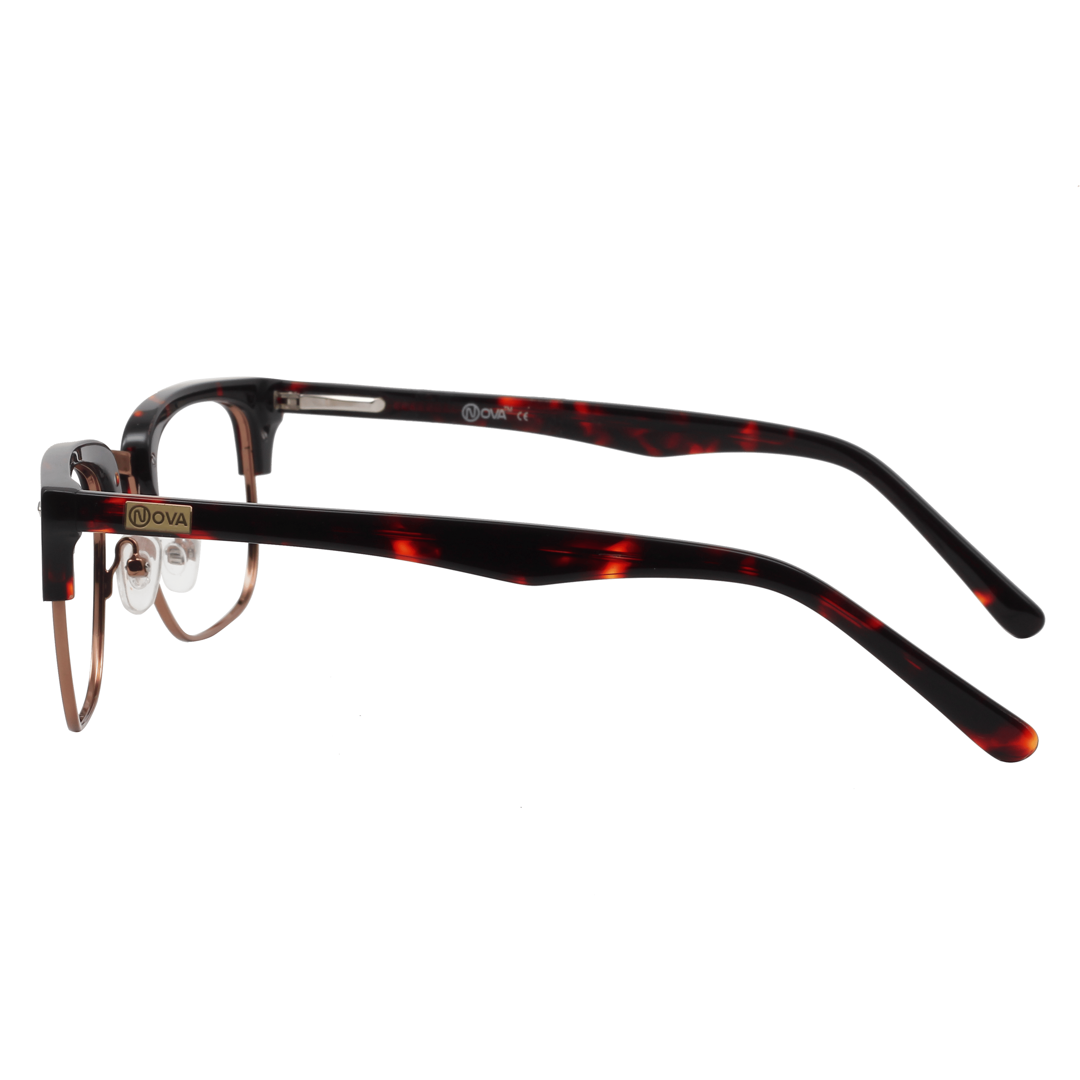 Nova NVF2917 Frame Brown Male Full Shell Frame — view 3
