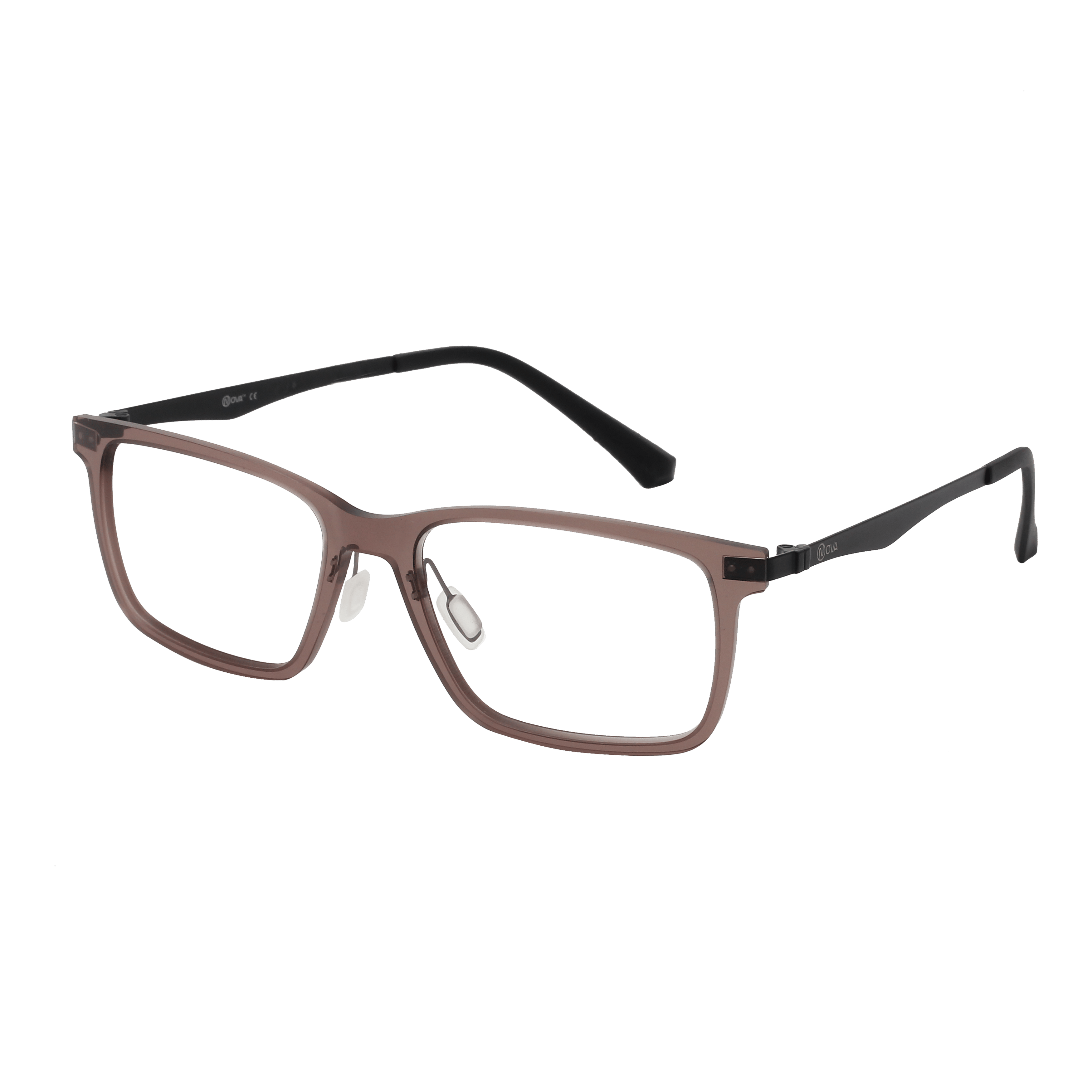 Nova NVF2317 Frame Brown Male Full Metal Frame — Brown frame — alternate view
