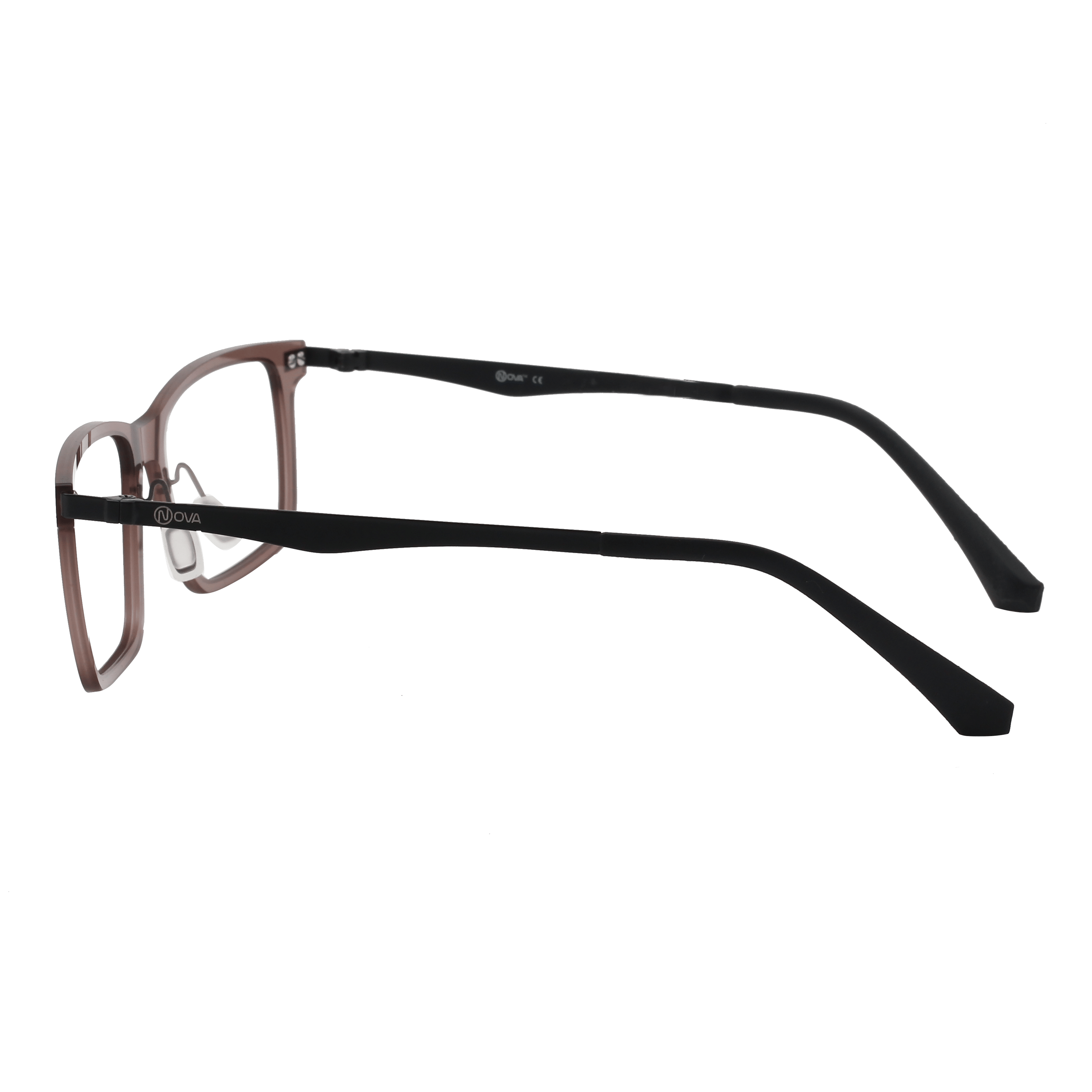 Nova NVF2317 Frame Brown Male Full Metal Frame — Brown frame — view 3