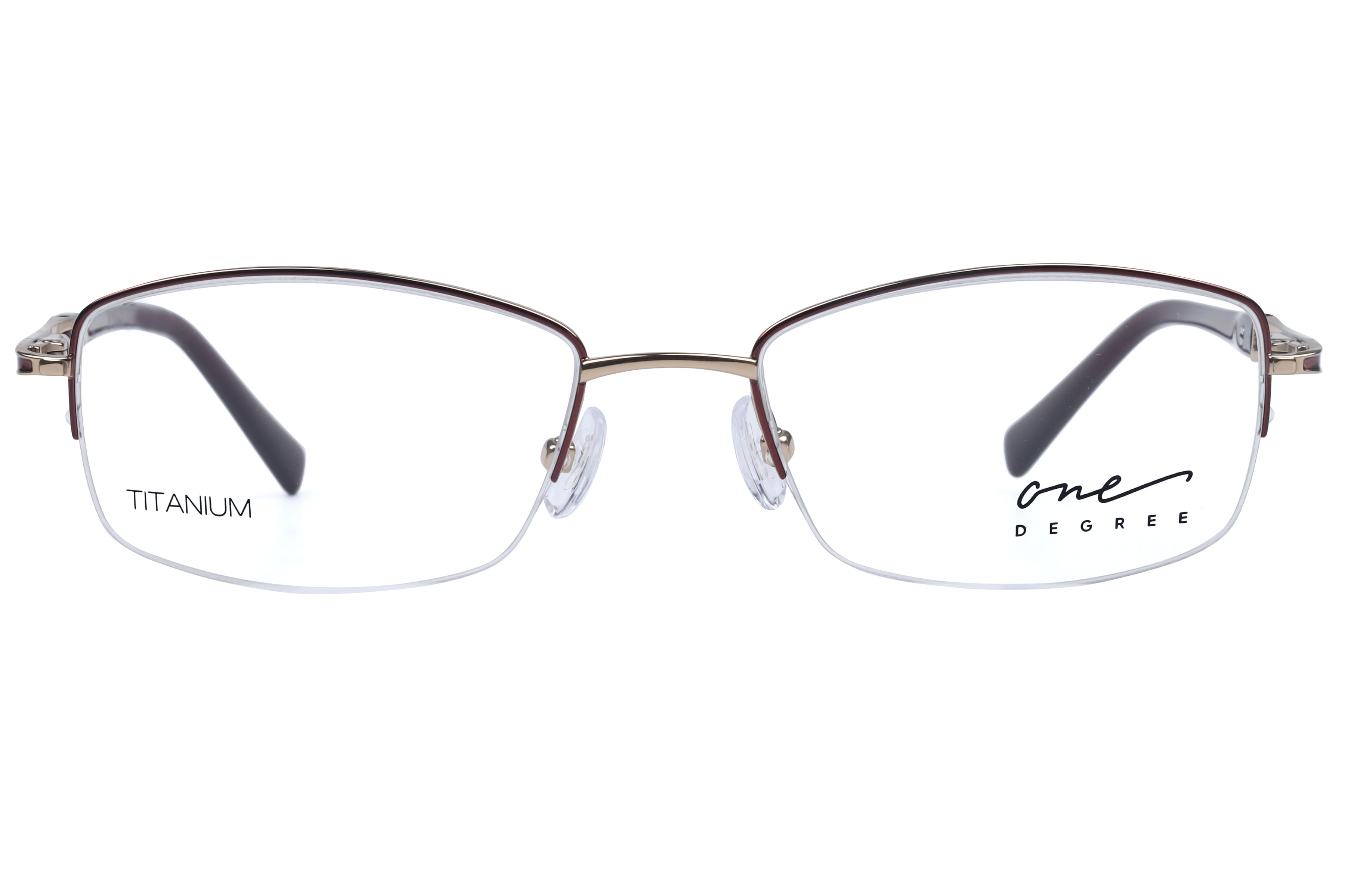 One Degree OD5002 Frame Maroon Female Supra Titanium — Maroon frame