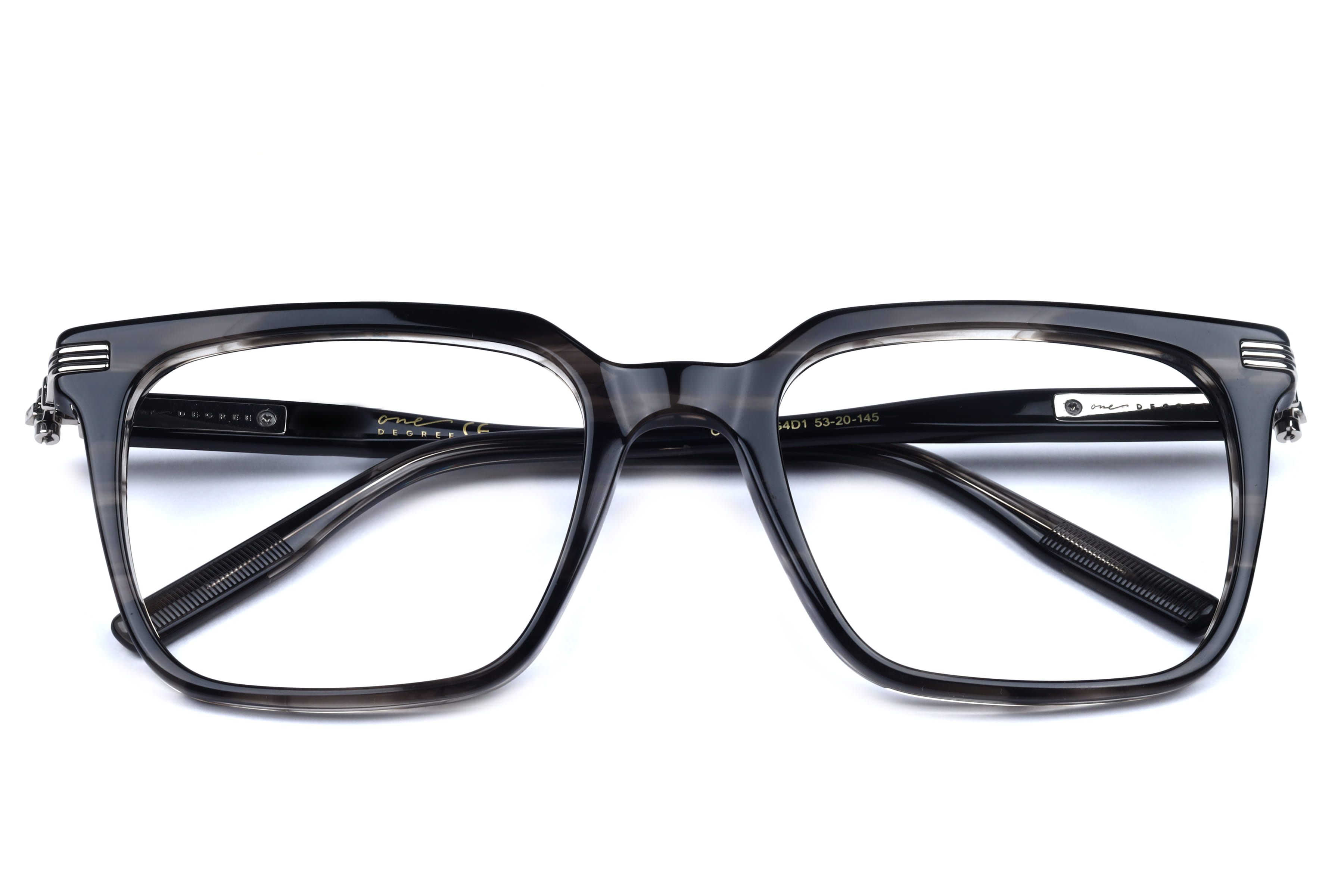 One Degree OD7003 Frame Havana Male Full Titanium Frame — Havana frame — view 2