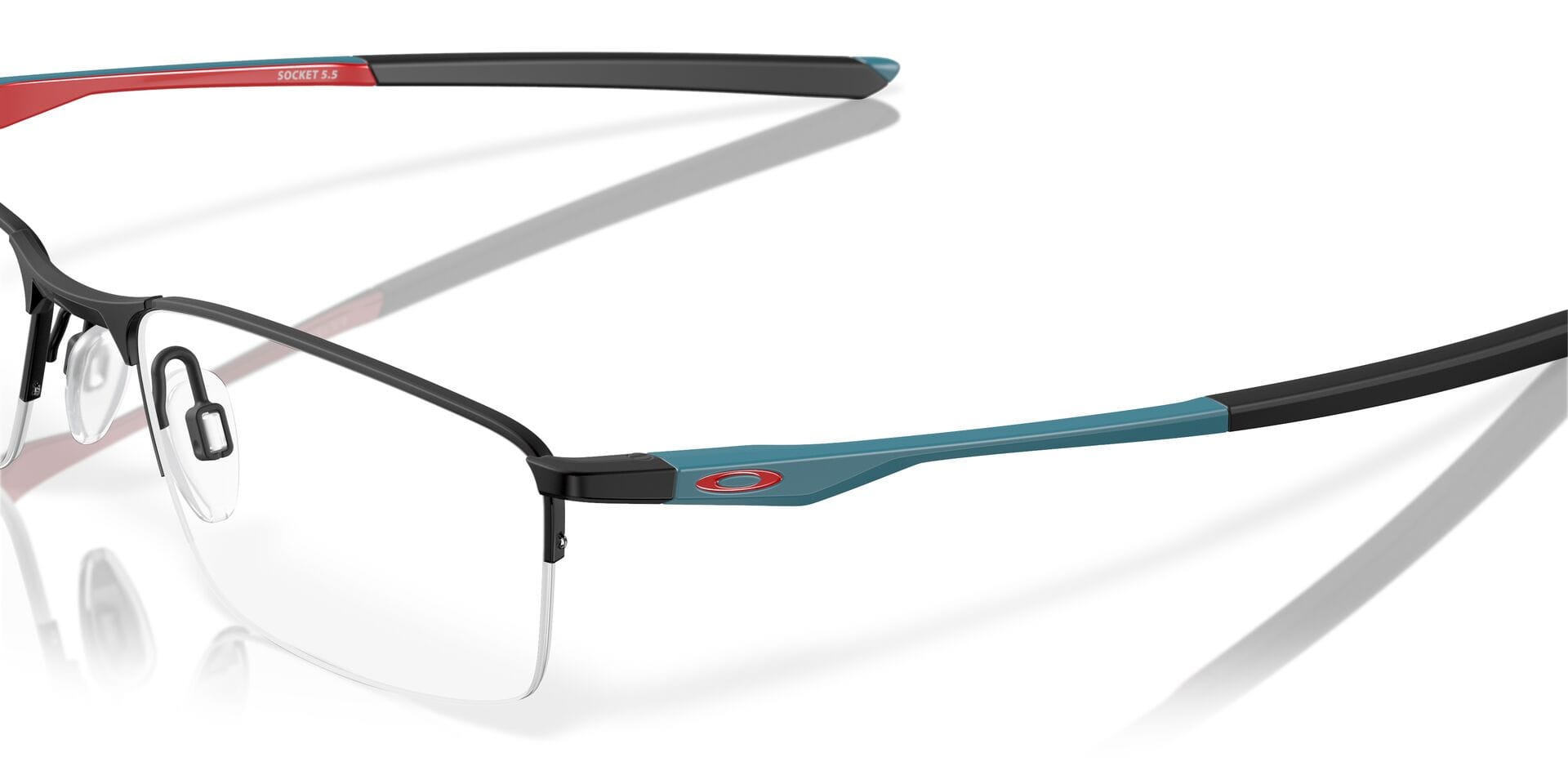 Oakley 0OX3218 Frame Grey Male Supra Metal Frame — Grey frame — view 6