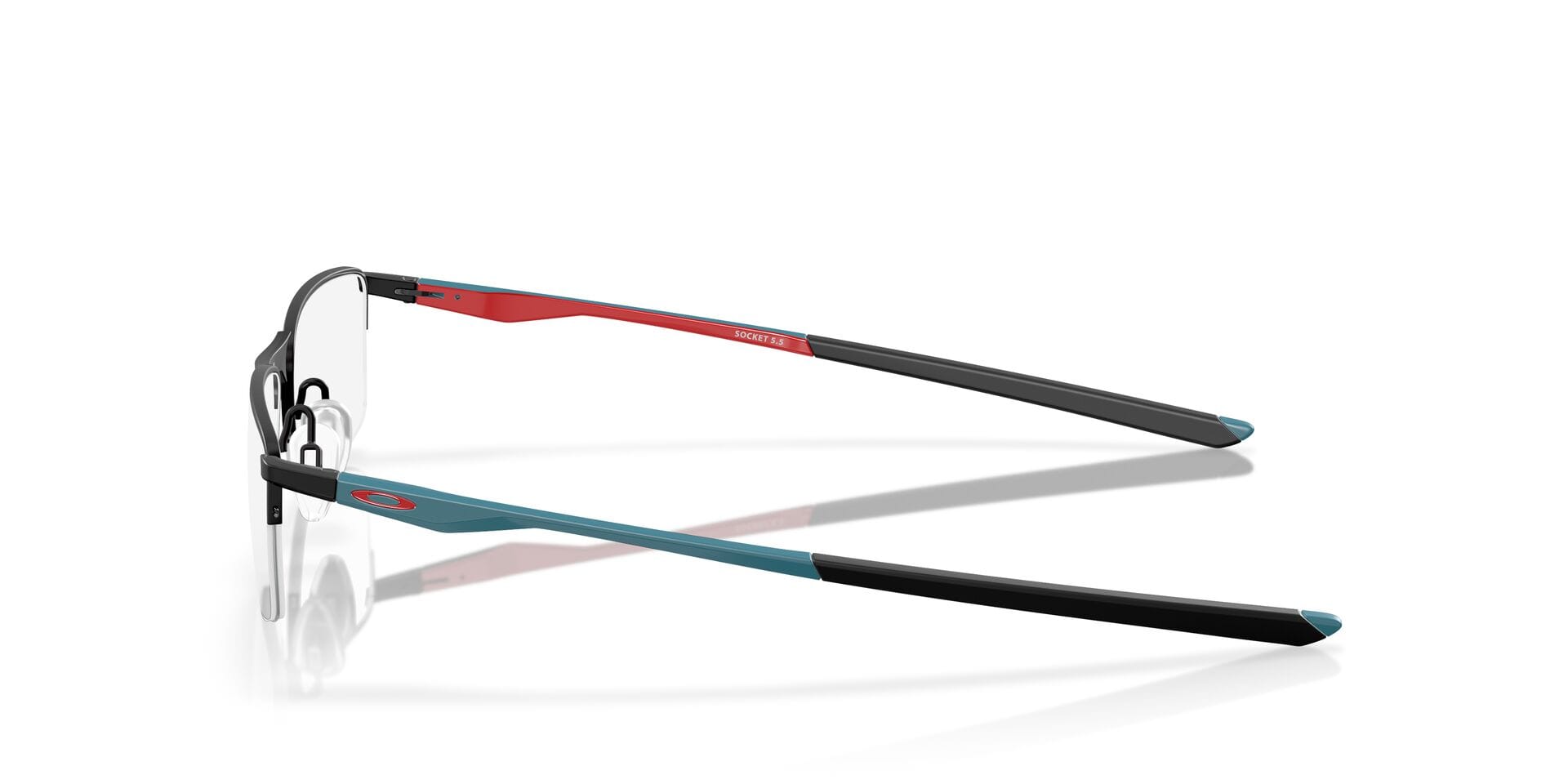 Oakley 0OX3218 Frame Grey Male Supra Metal Frame — Grey frame — view 7