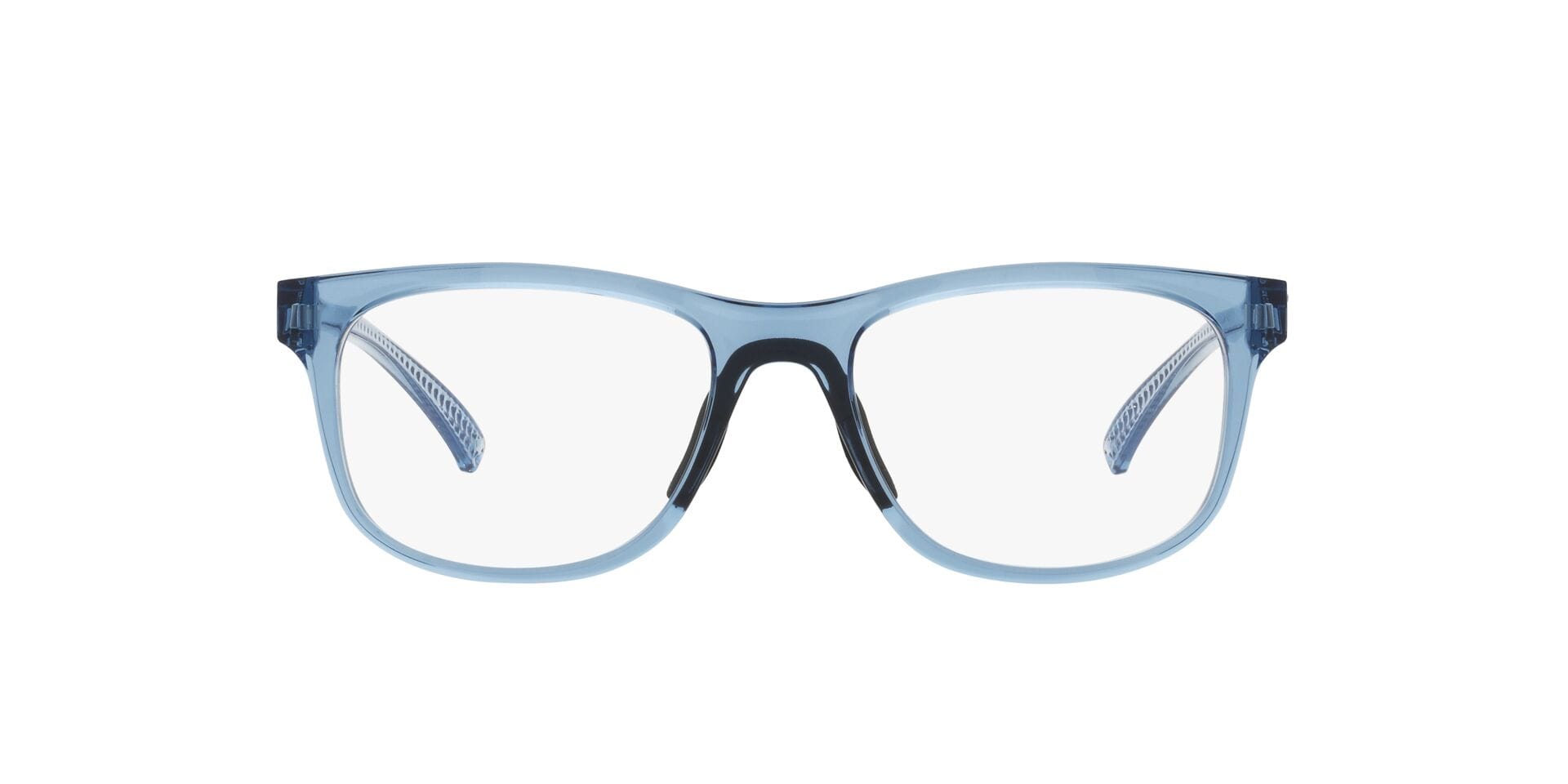 Oakley 0OX8175 Frame Transparent Blue Male Full Shell Frame — Transparent Blue frame — view 2