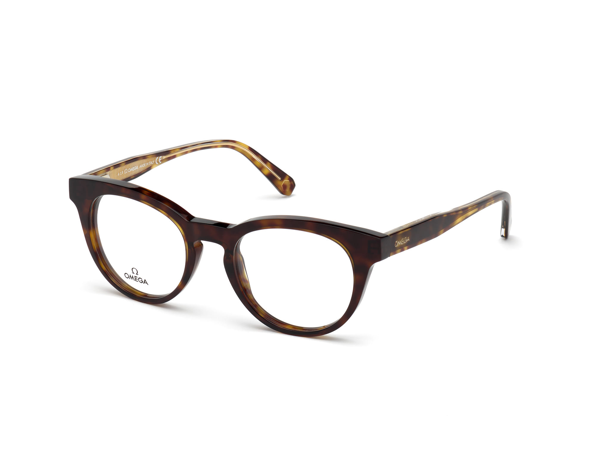 Omega 5003-H Frame Tortoise Unisex Full Shell Frame — Tortoise frame — alternate view