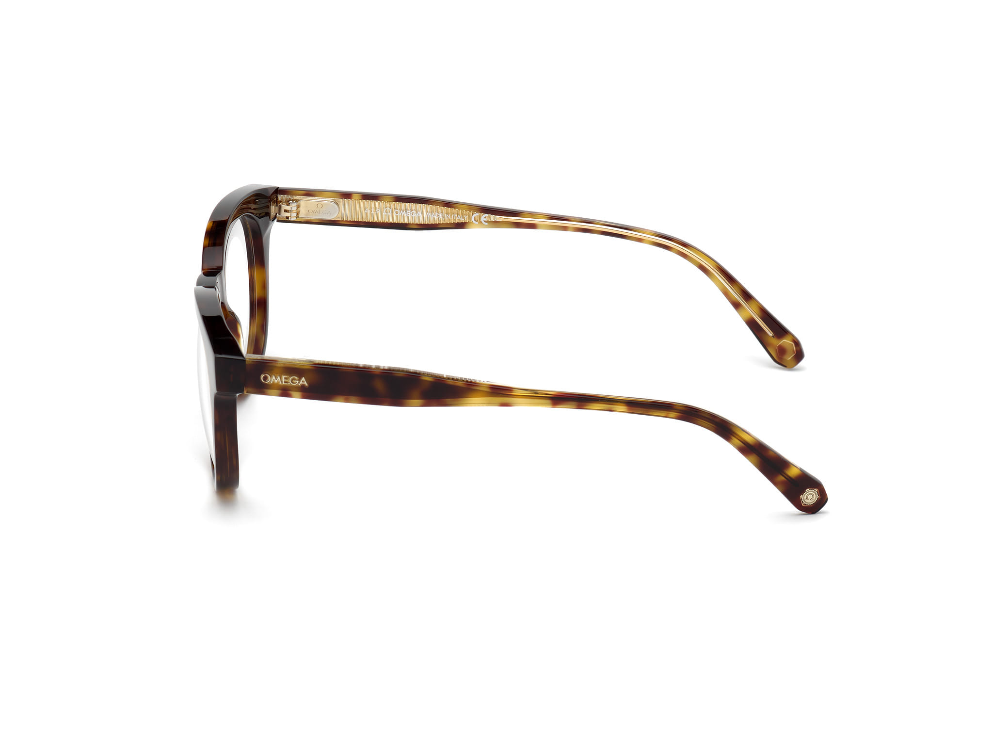Omega 5003-H Frame Tortoise Unisex Full Shell Frame — Tortoise frame — view 3