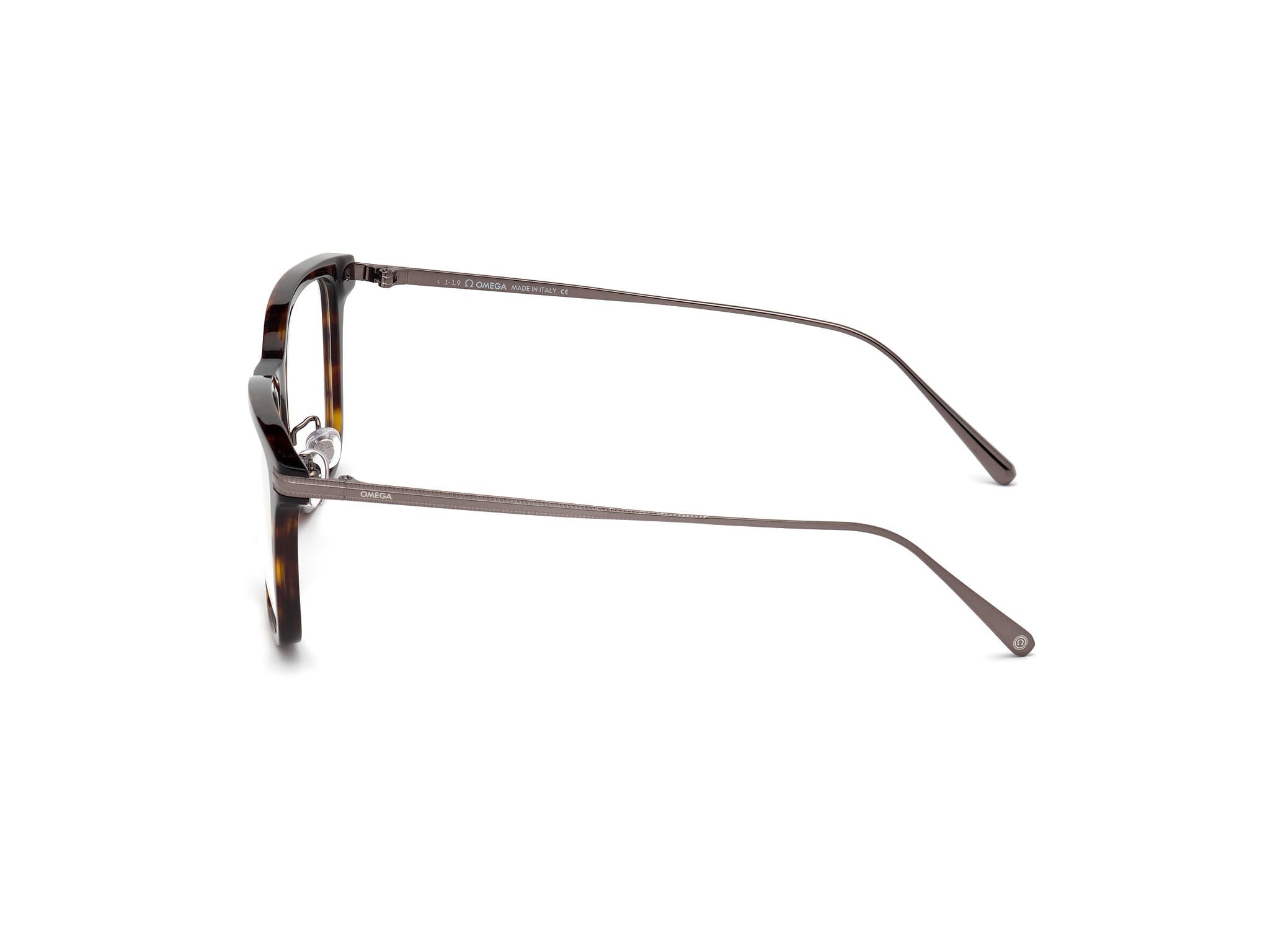 Omega 5005-H Frame Tortoise Male Full Metal Frame — view 3