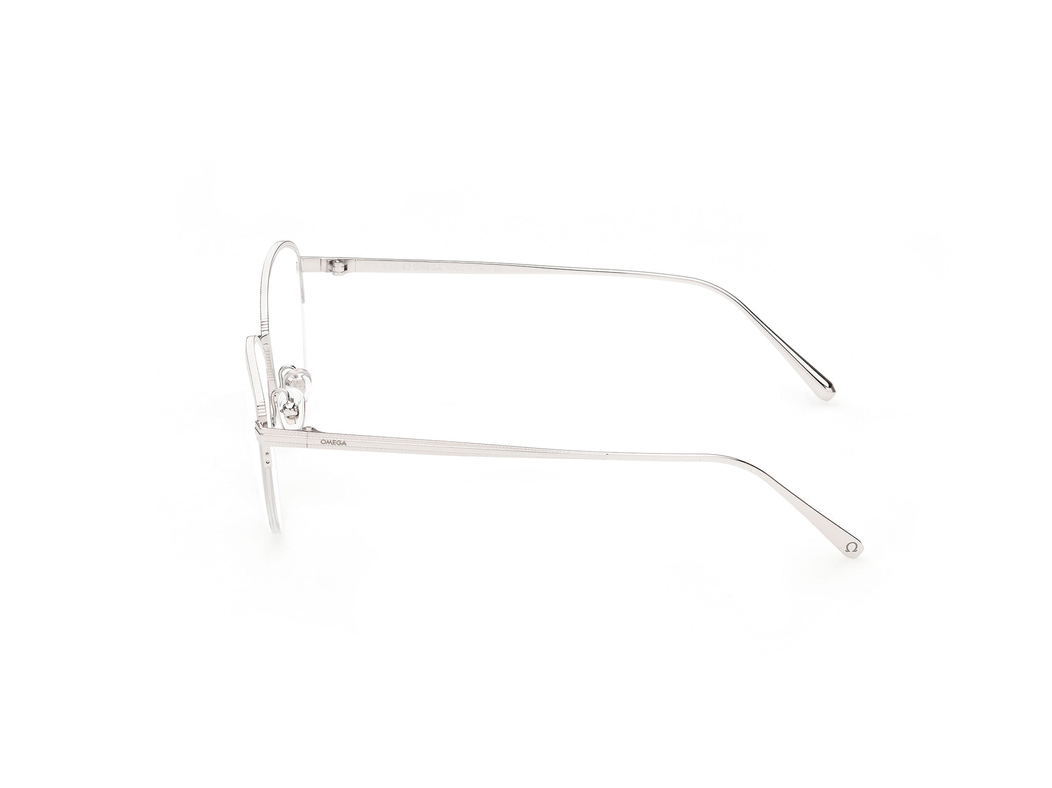 Omega 5029 Frame Silver Female Supra Metal Frame — Silver frame — view 3