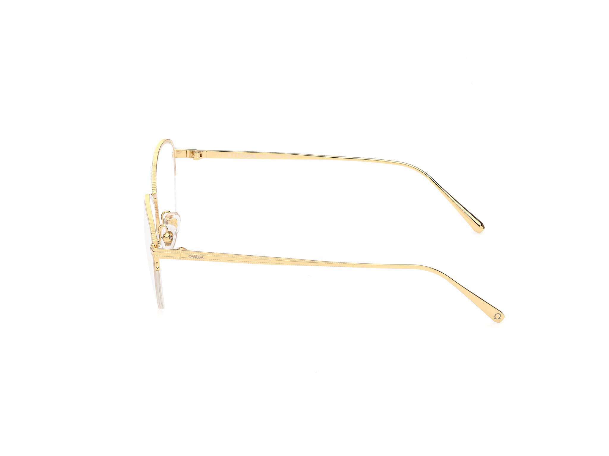 Omega 5029 Frame Gold Female Supra Metal Frame — Gold frame — view 3