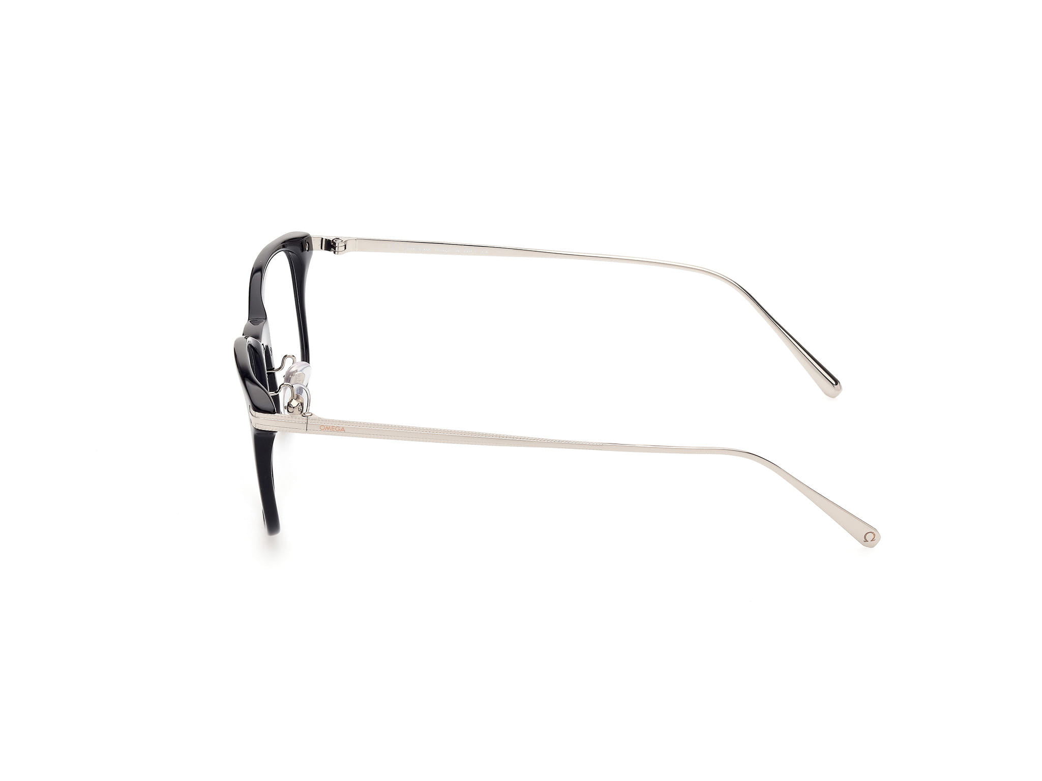 Omega 5039 Frame Black Male Full Metal Frame — Black frame — view 3