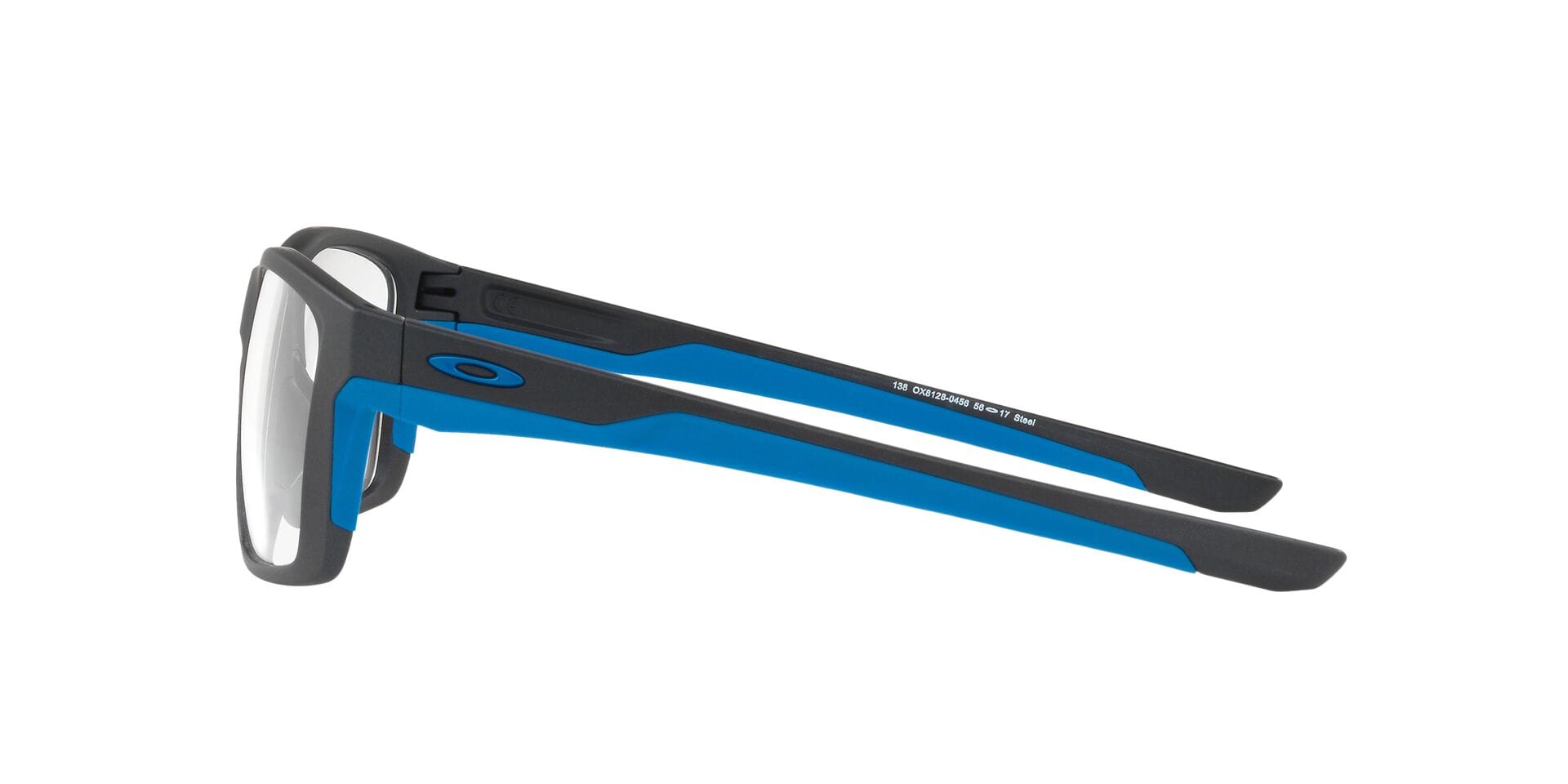 Oakley OX8128 Frame Grey Male Full Shell Frame — Grey frame — view 3