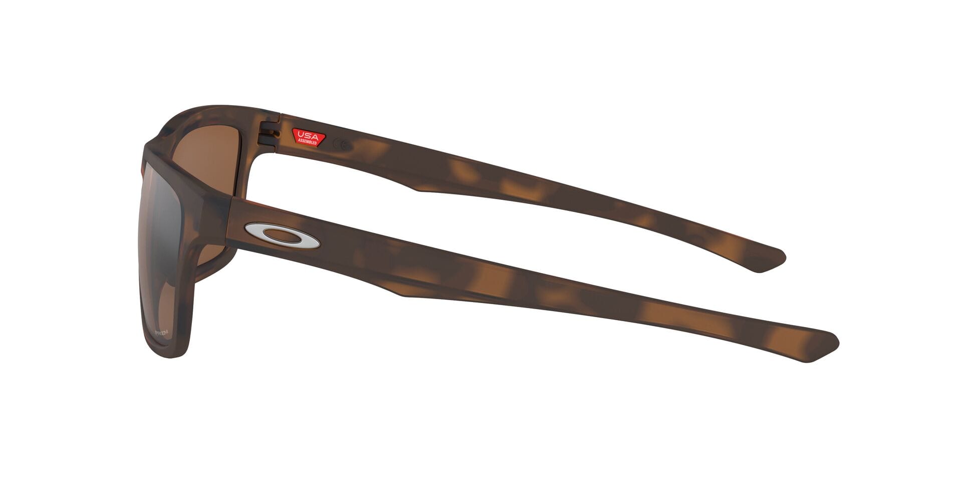 Oakley OO9334 Sunglass Brown Male Full Shell Sunglass — Brown frame — view 3