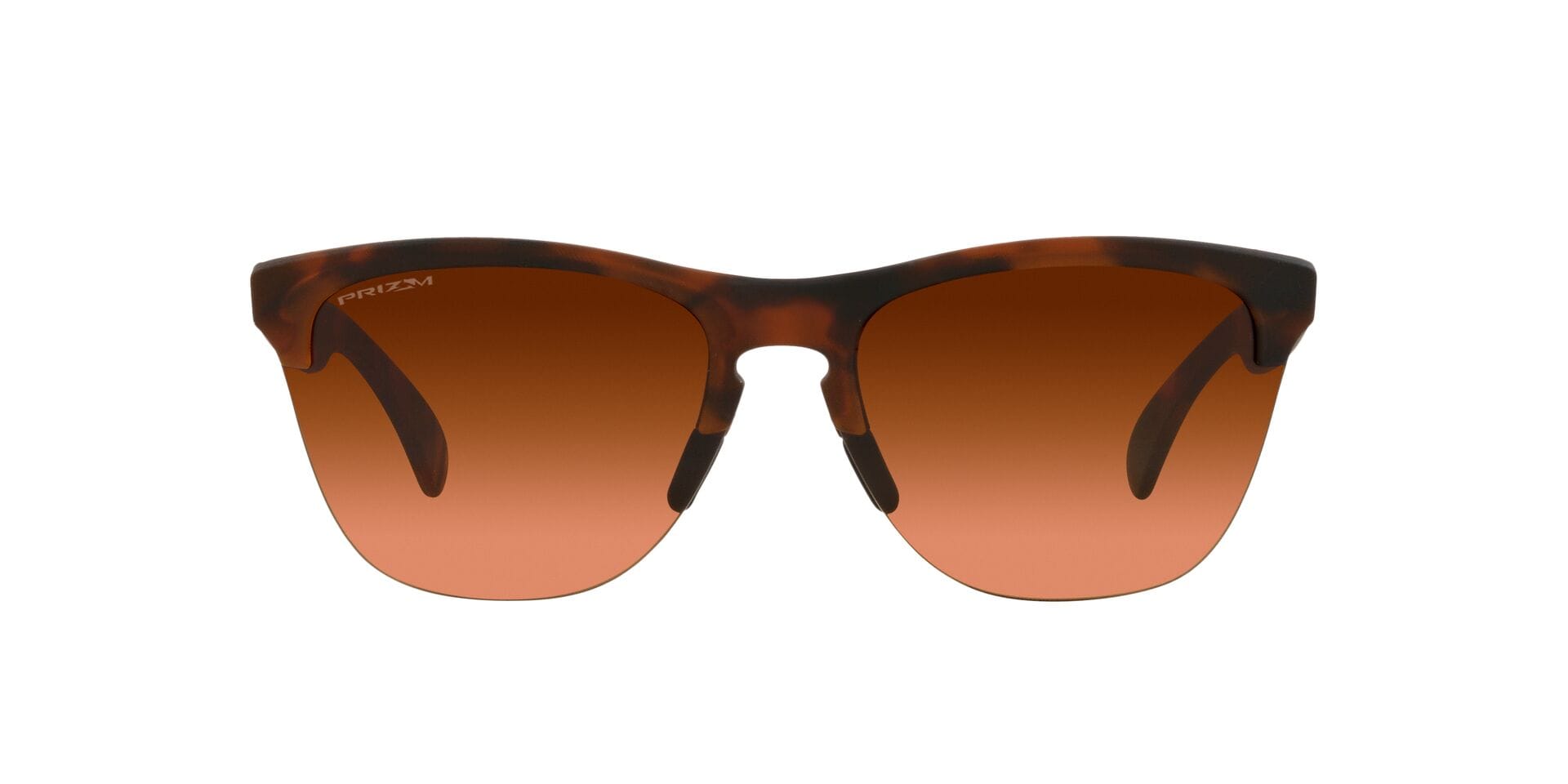Oakley 0OO9374 Sunglass Brown Male RimLess Shell Sunglass — Brown frame