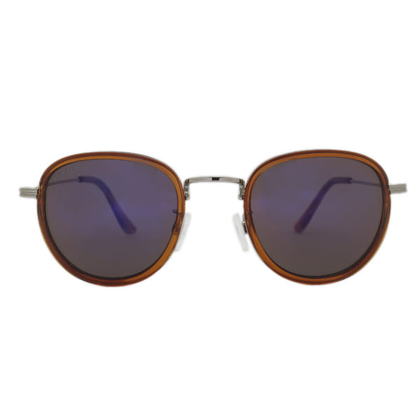 Coolers S0617TG Sunglass Brown Unisex Full Metal Sunglass — Brown frame — view 2