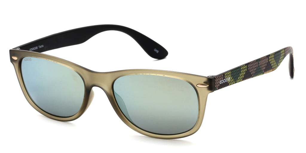Coolers 0218C Sunglass Grey Unisex Full Shell Sunglass — Grey frame — view 2