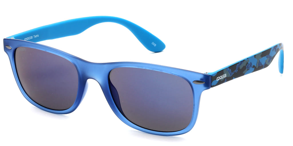 Coolers S0318C Sunglass Blue Male Full Shell Sunglass — Blue frame — view 2