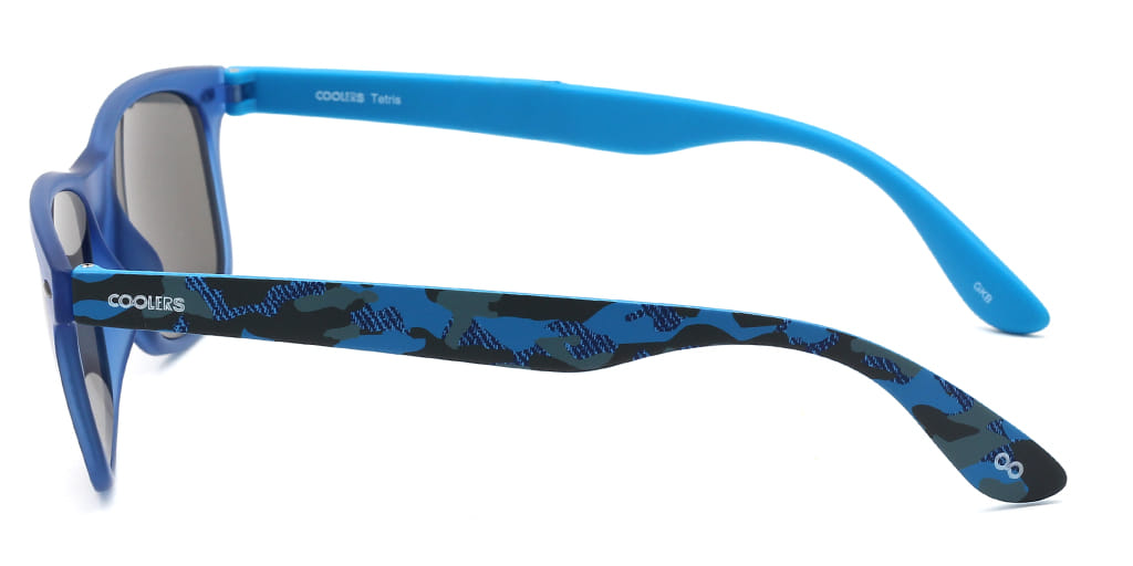 Coolers S0318C Sunglass Blue Male Full Shell Sunglass — Blue frame — view 4