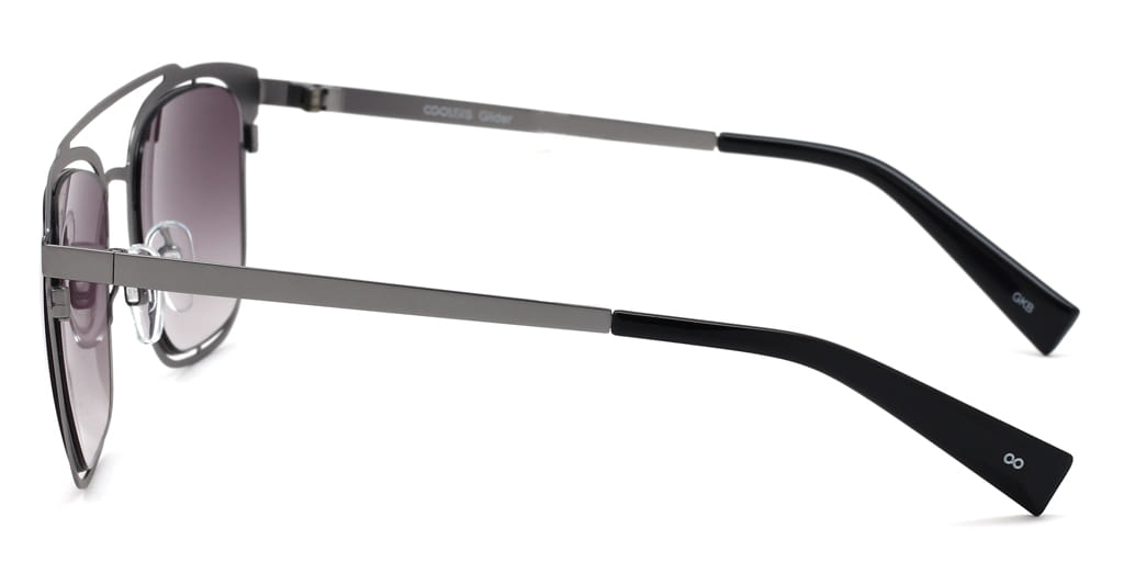 Coolers S0518C Sunglass Gun Metal Male Full Metal Sunglass — Gun Metal frame — view 4