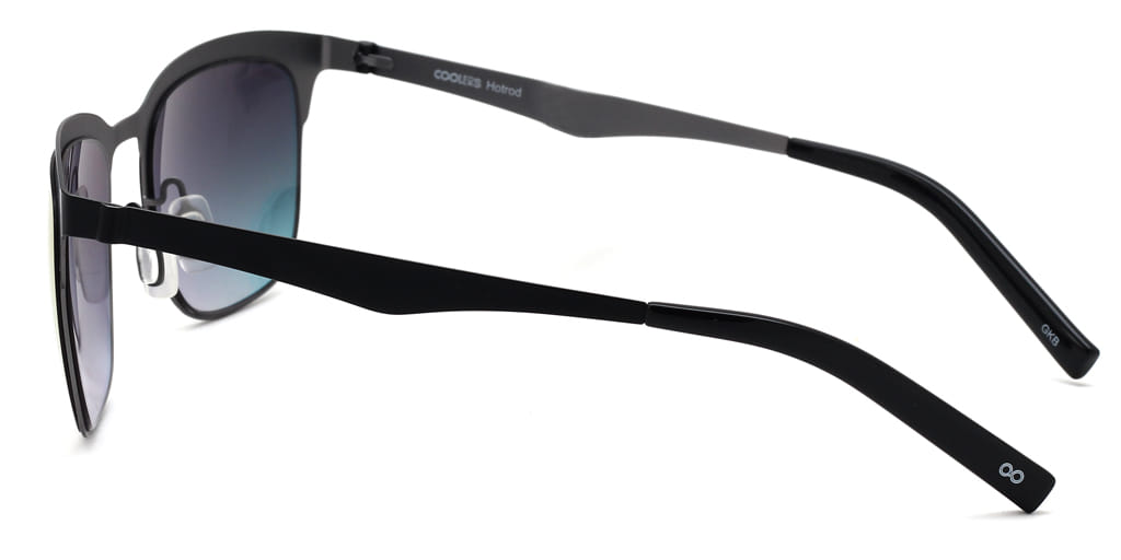Coolers S0618C Sunglass Black Male Full Metal Sunglass — Black frame — view 4