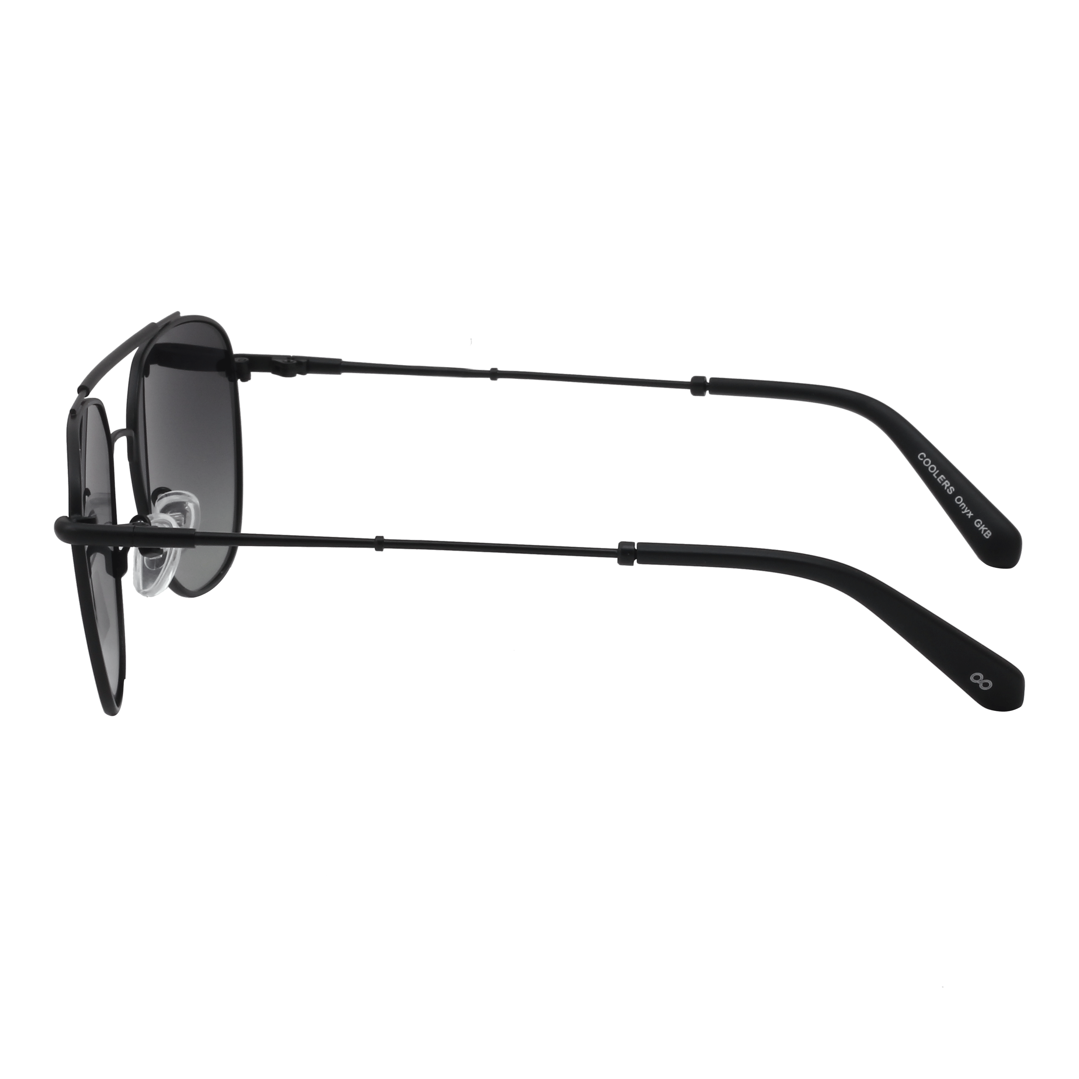 Coolers AK17098 Sunglass Black Unisex Full Metal Sunglass — view 3