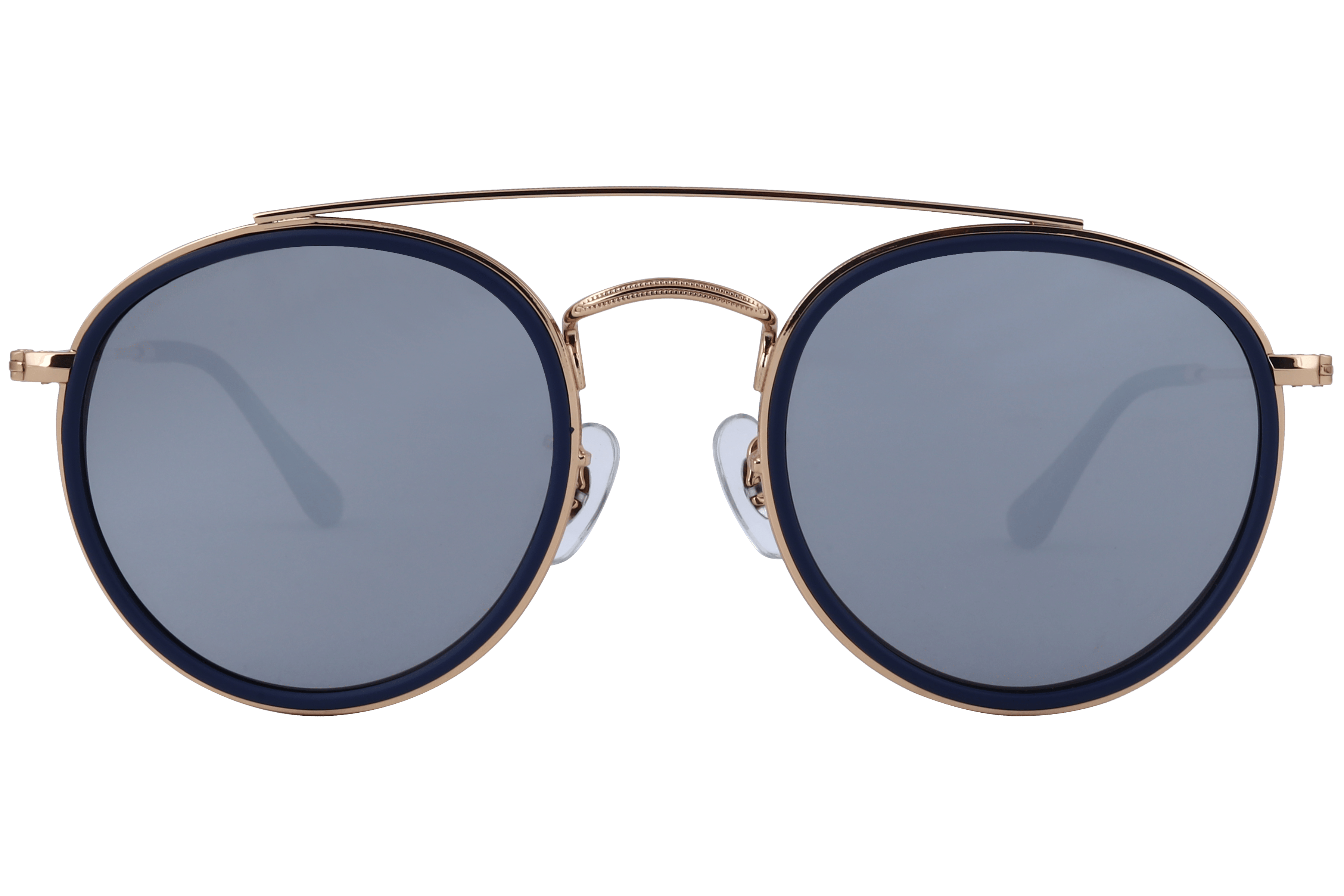 Coolers 17011 Sunglass Blue Unisex Full Metal Sunglass — Blue frame — view 2