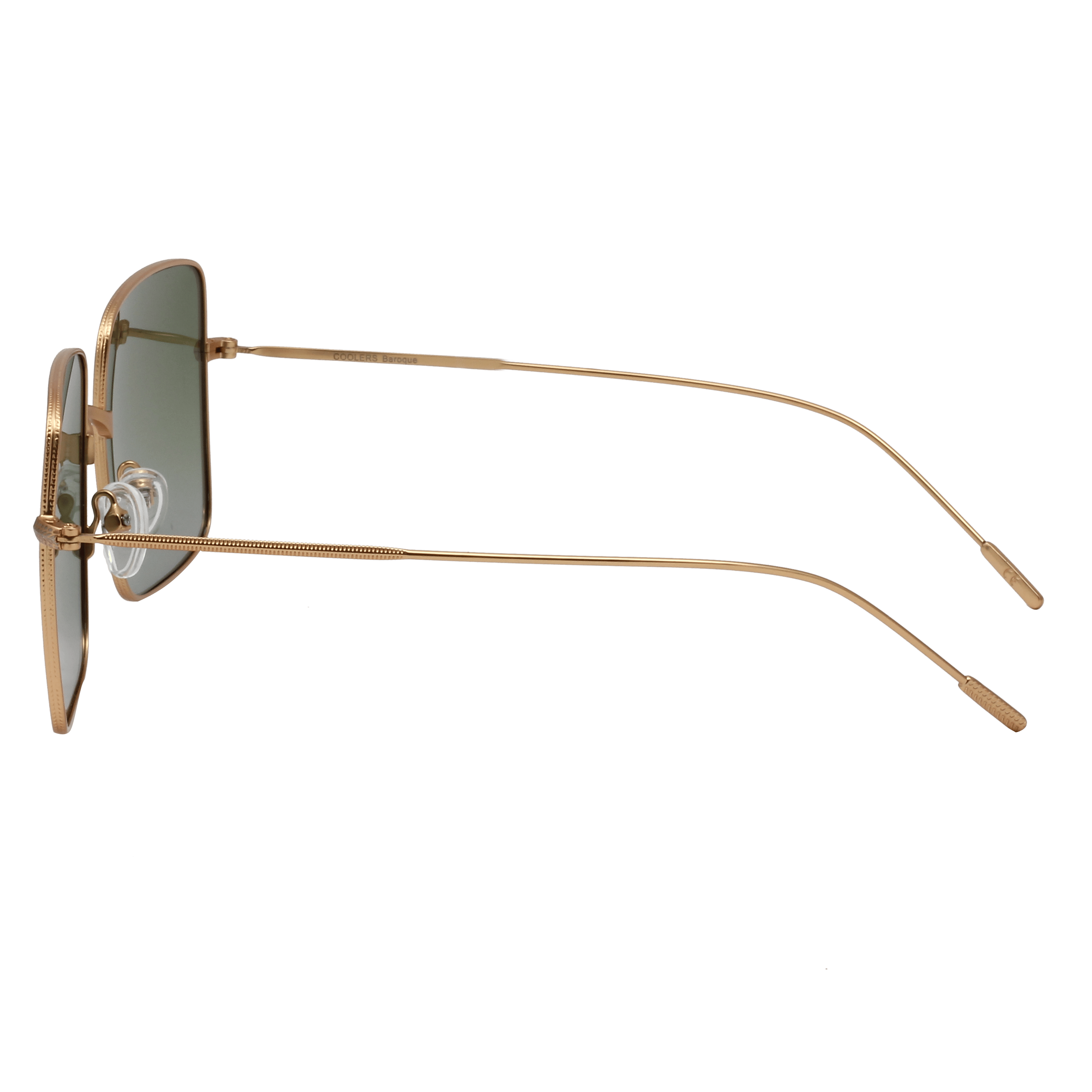 Coolers AK17091 Sunglass Gold Unisex Full Metal Sunglass — Gold frame — view 3