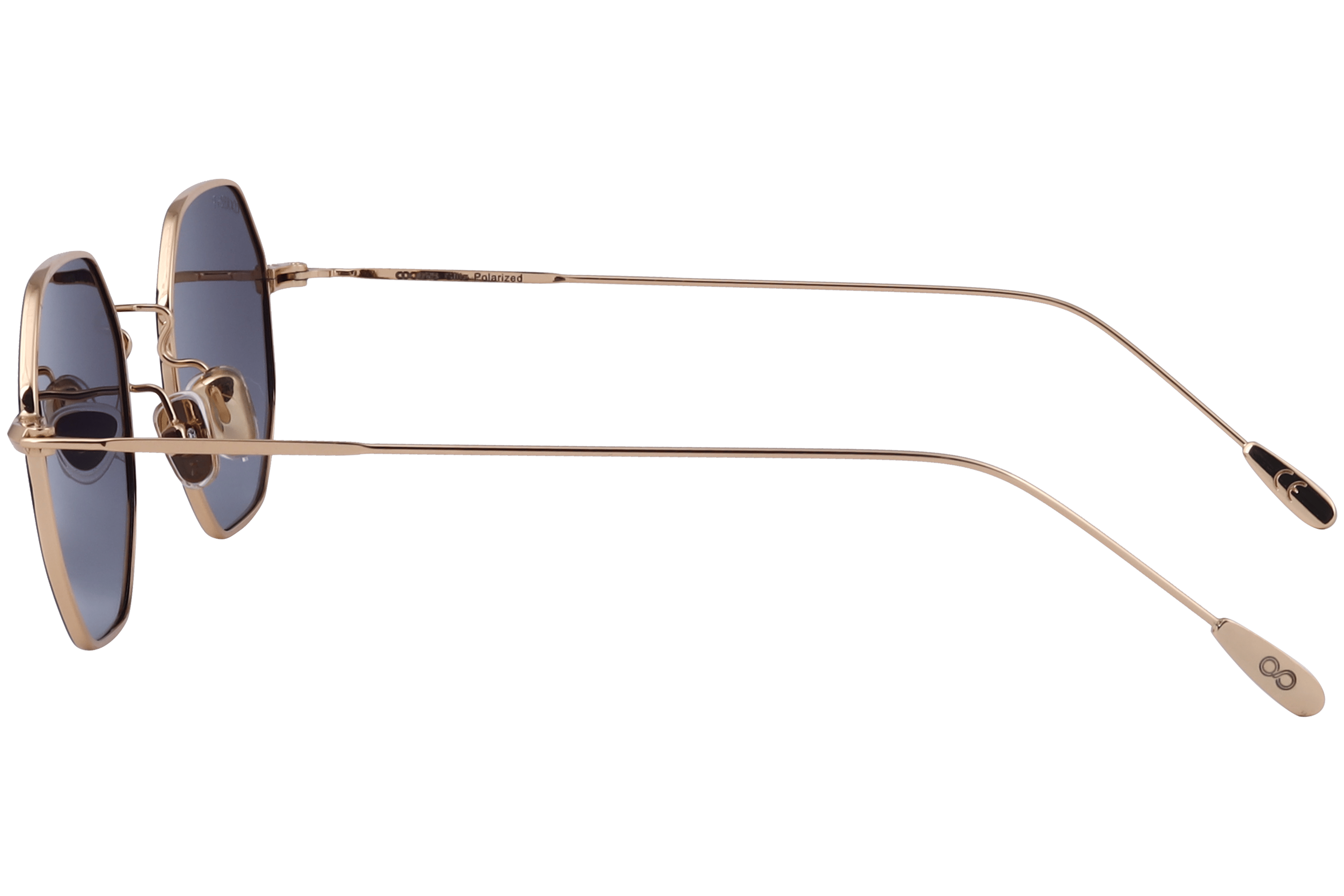 Coolers 17017 Sunglass Black Unisex Full Metal Sunglass — Black frame — view 3