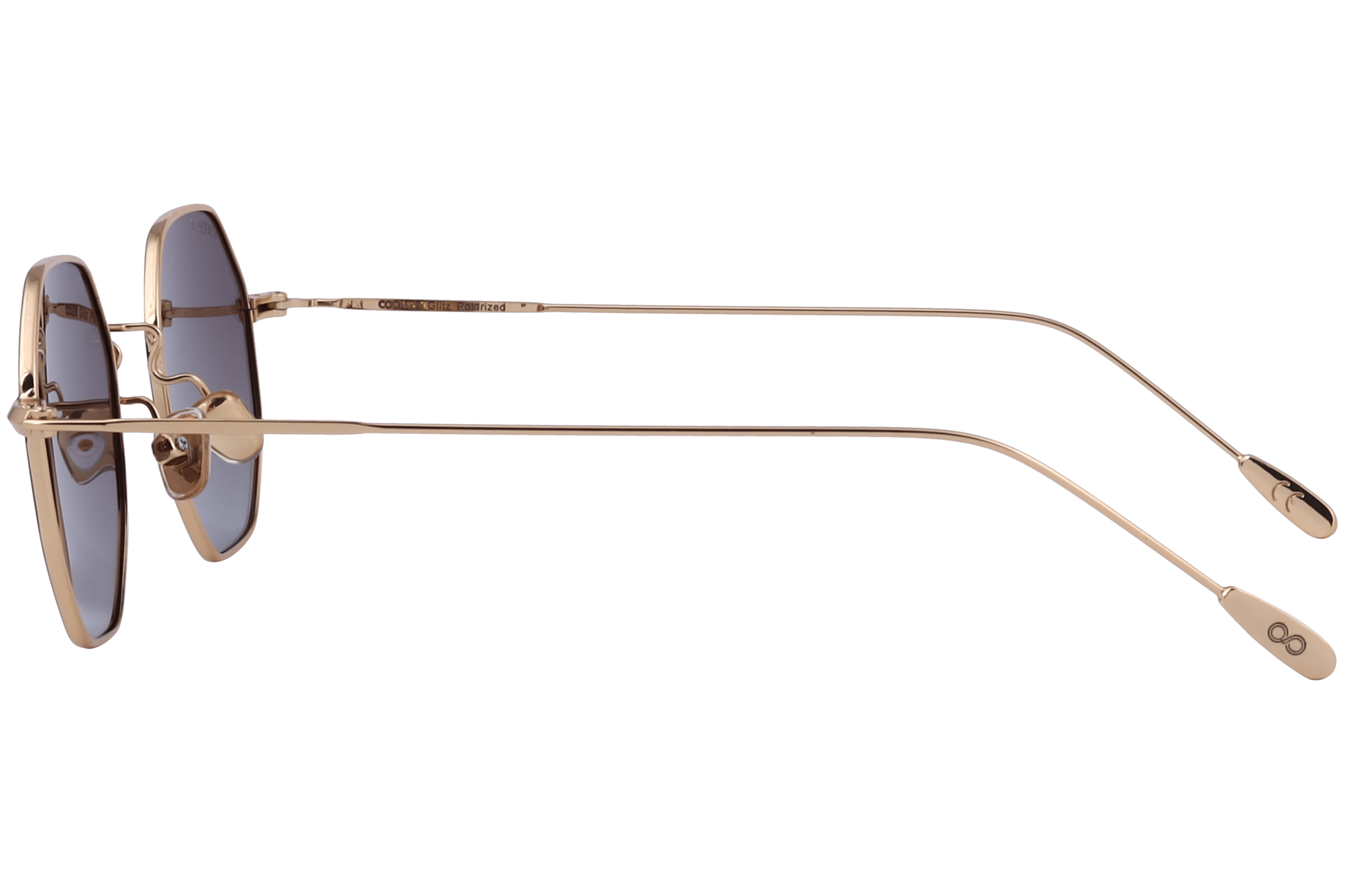 Coolers 17017 Sunglass Black Unisex Full Metal Sunglass — view 3