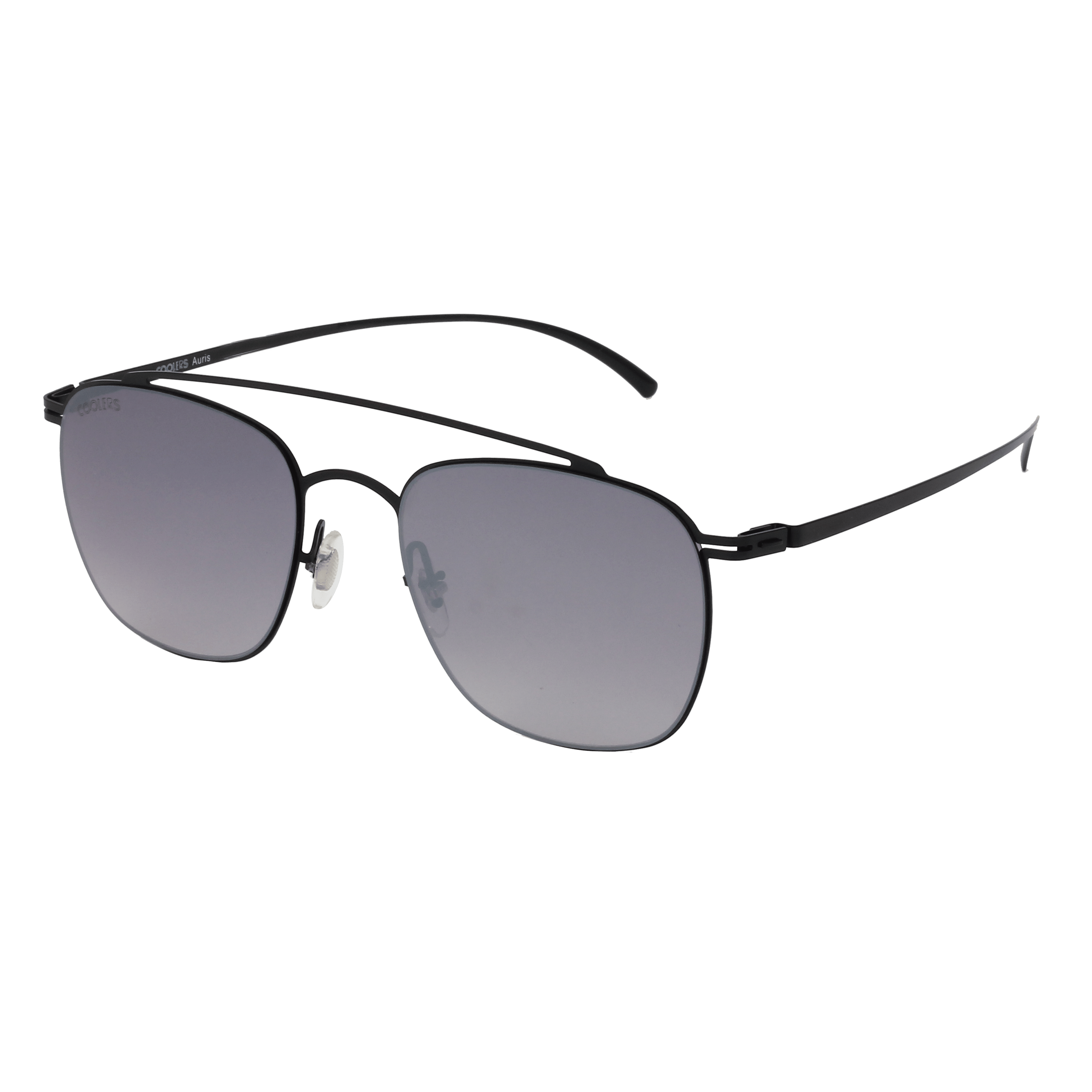 Coolers 1318TT Sunglass Black Unisex Full Metal — Black frame