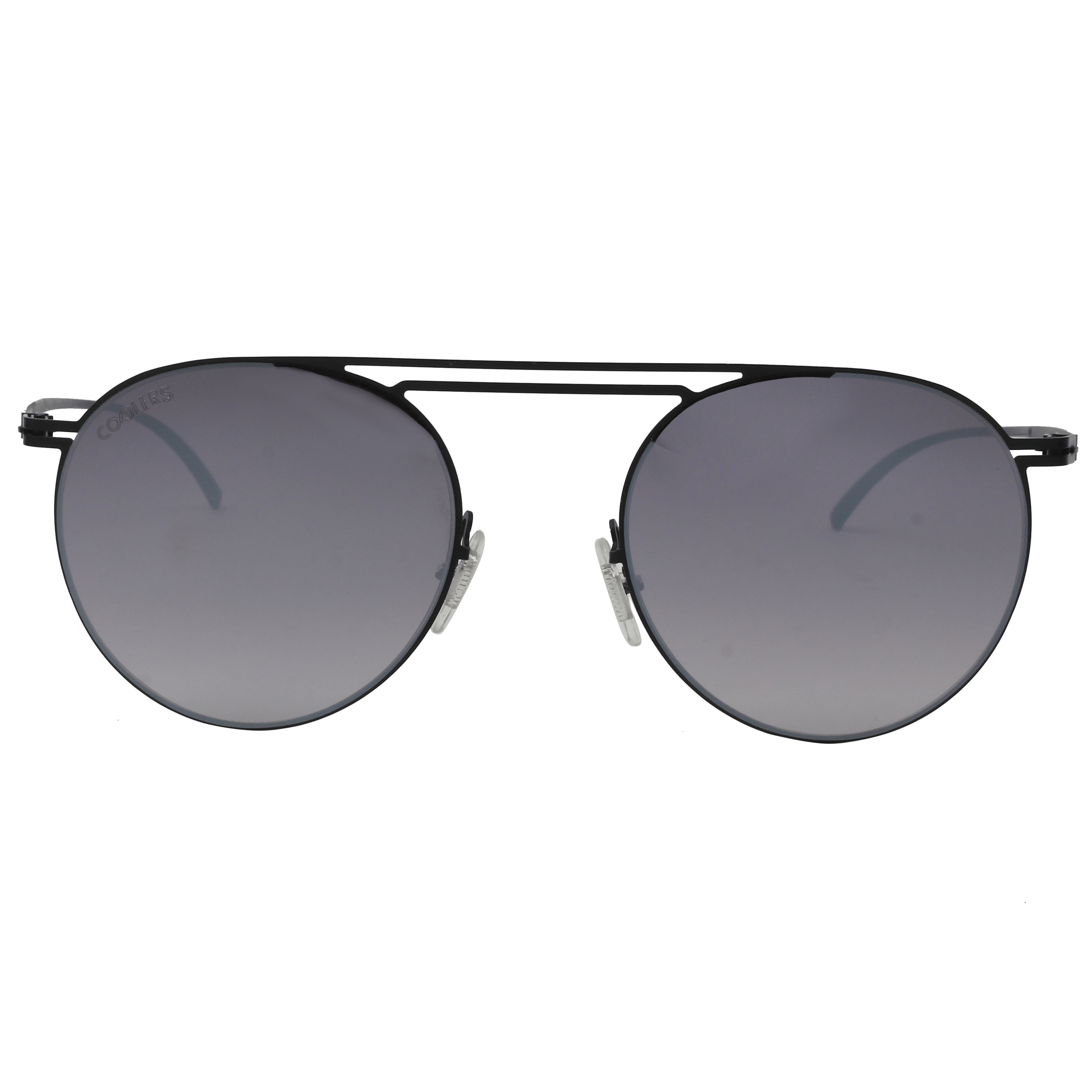 Coolers 1418TT Sunglass Black Unisex Full Metal Sunglass — Black frame — view 2