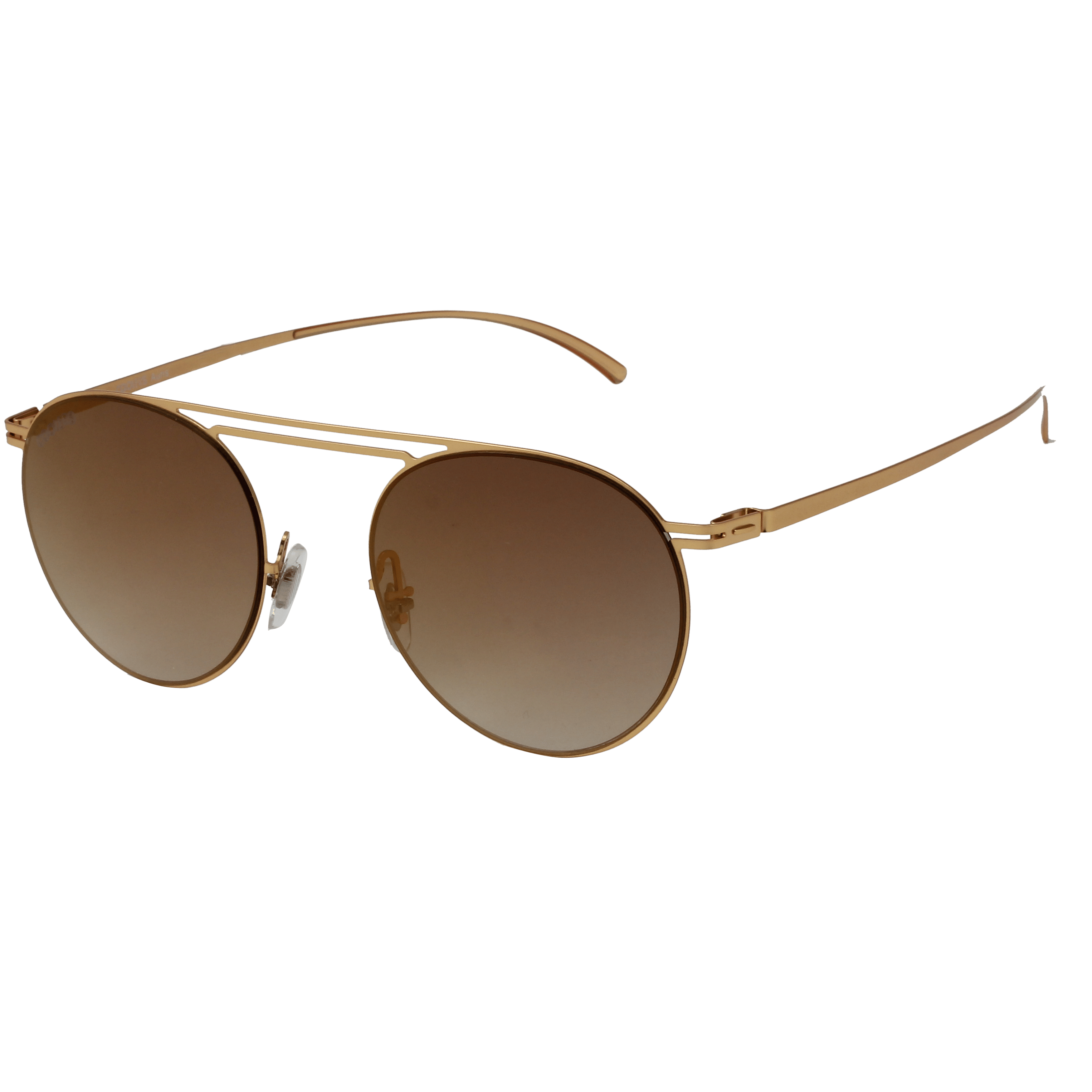 Coolers 1418TT Sunglass Gold Unisex Full Metal Sunglass — Gold frame — alternate view