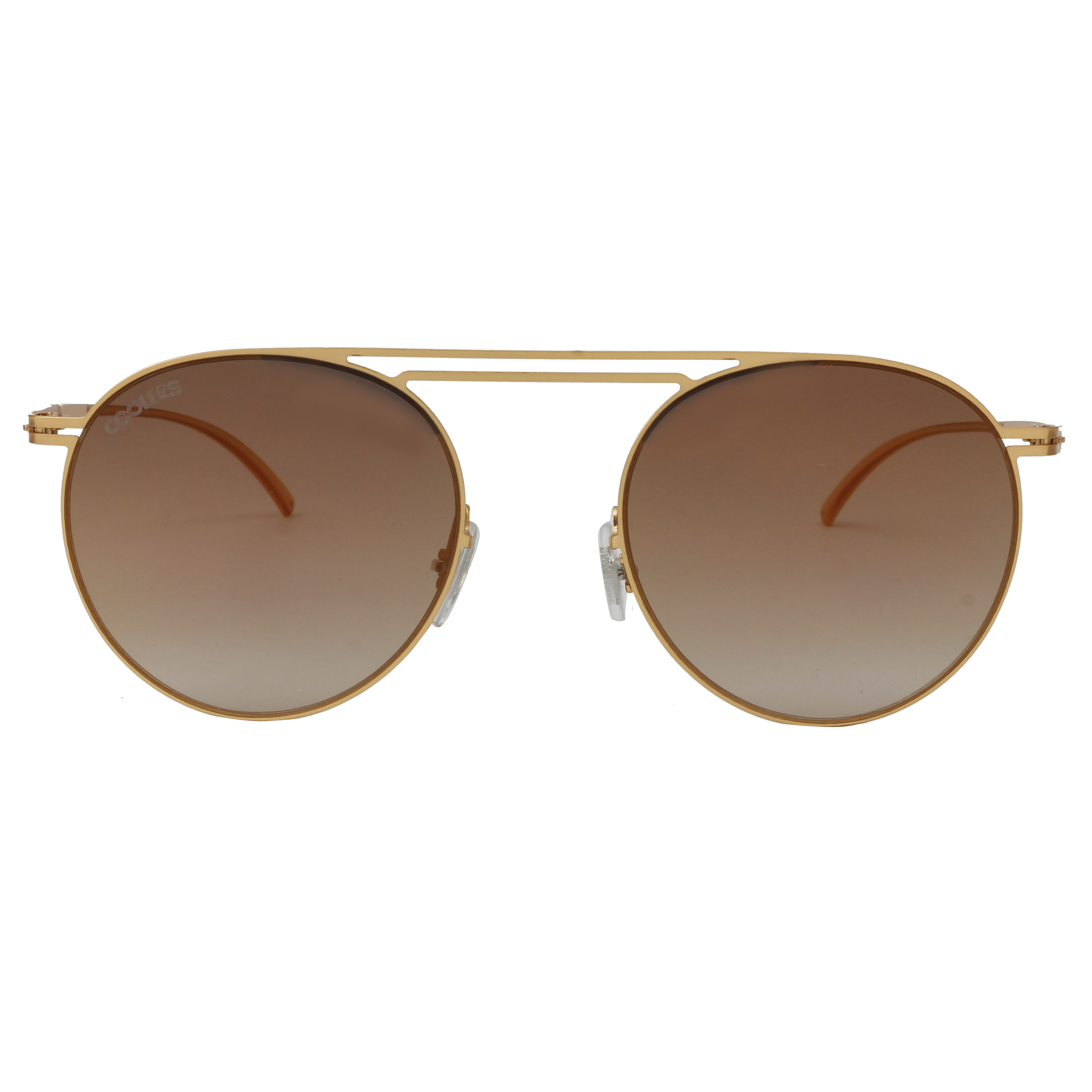 Coolers 1418TT Sunglass Gold Unisex Full Metal Sunglass — Gold frame
