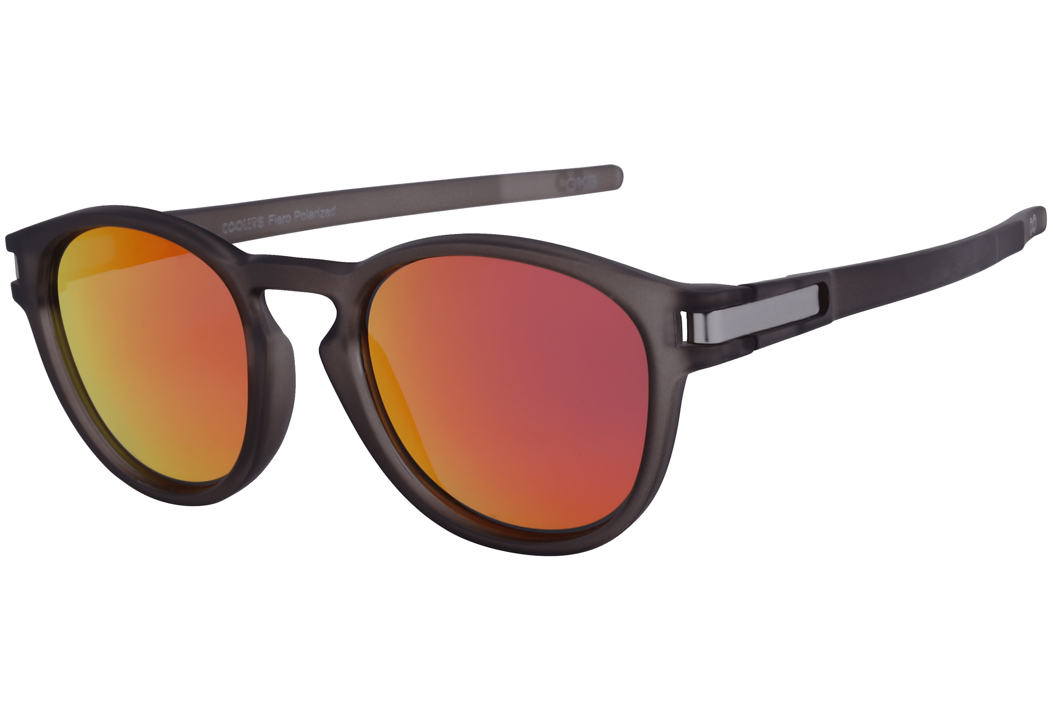 Coolers 1518TT Sunglass Grey Male Full Shell Sunglass — Grey frame — alternate view