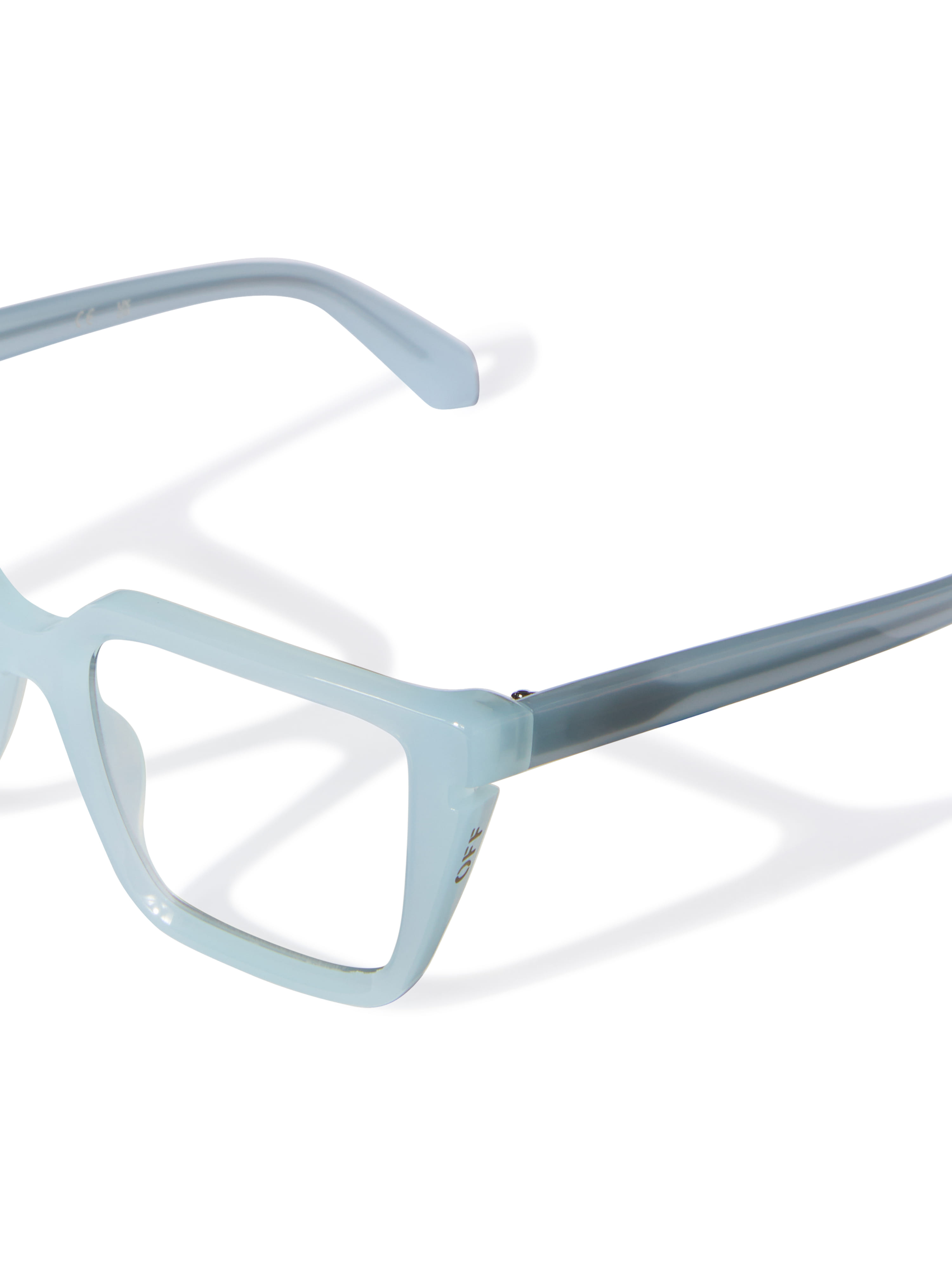 Off White OERJ052S2414000 Sunglass Blue Male Full Shell Sunglass — Blue frame — view 3
