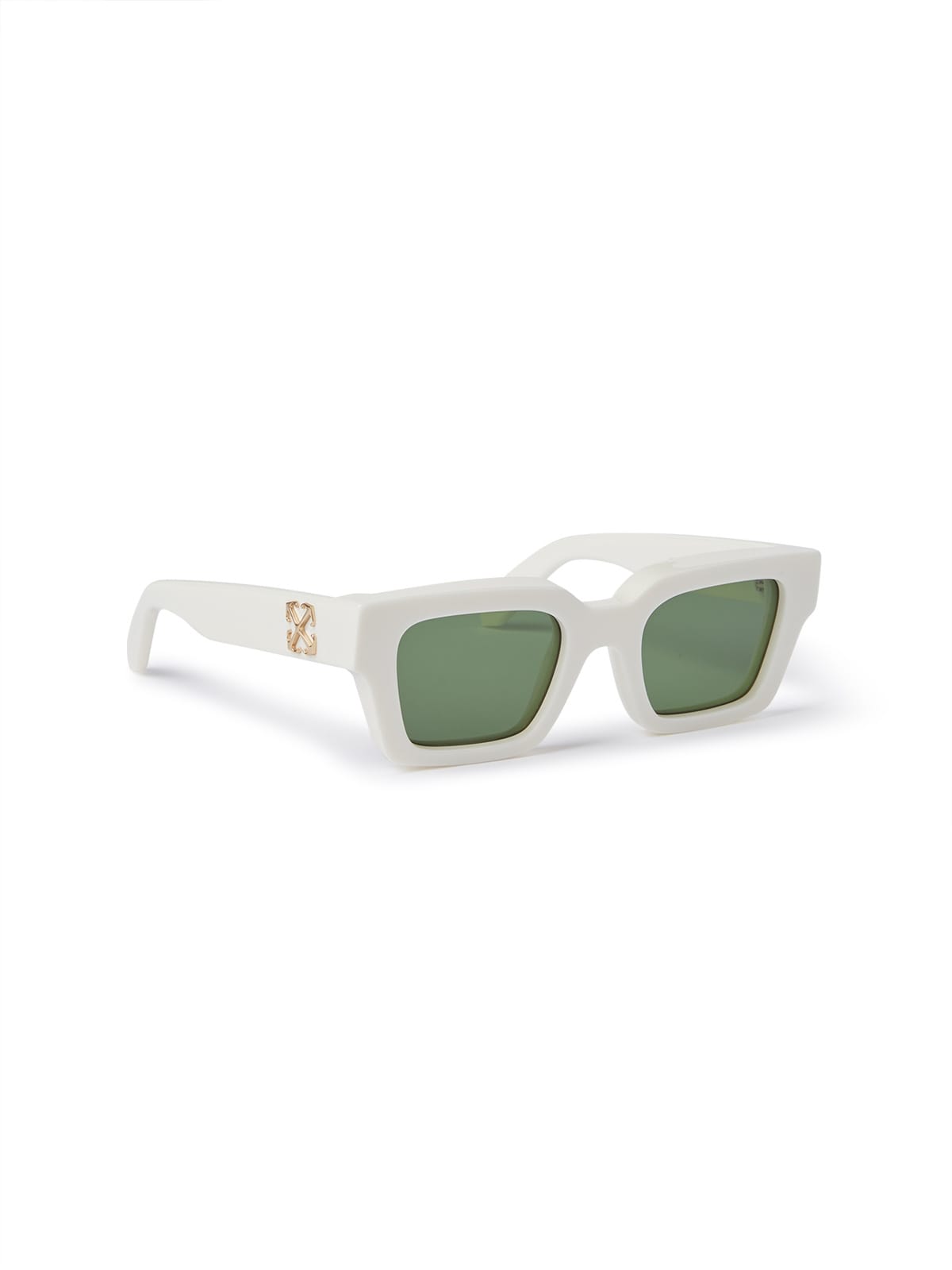 Off White OERI126-L Sunglass Ivory Male Full Shell Sunglass — Ivory frame — view 2