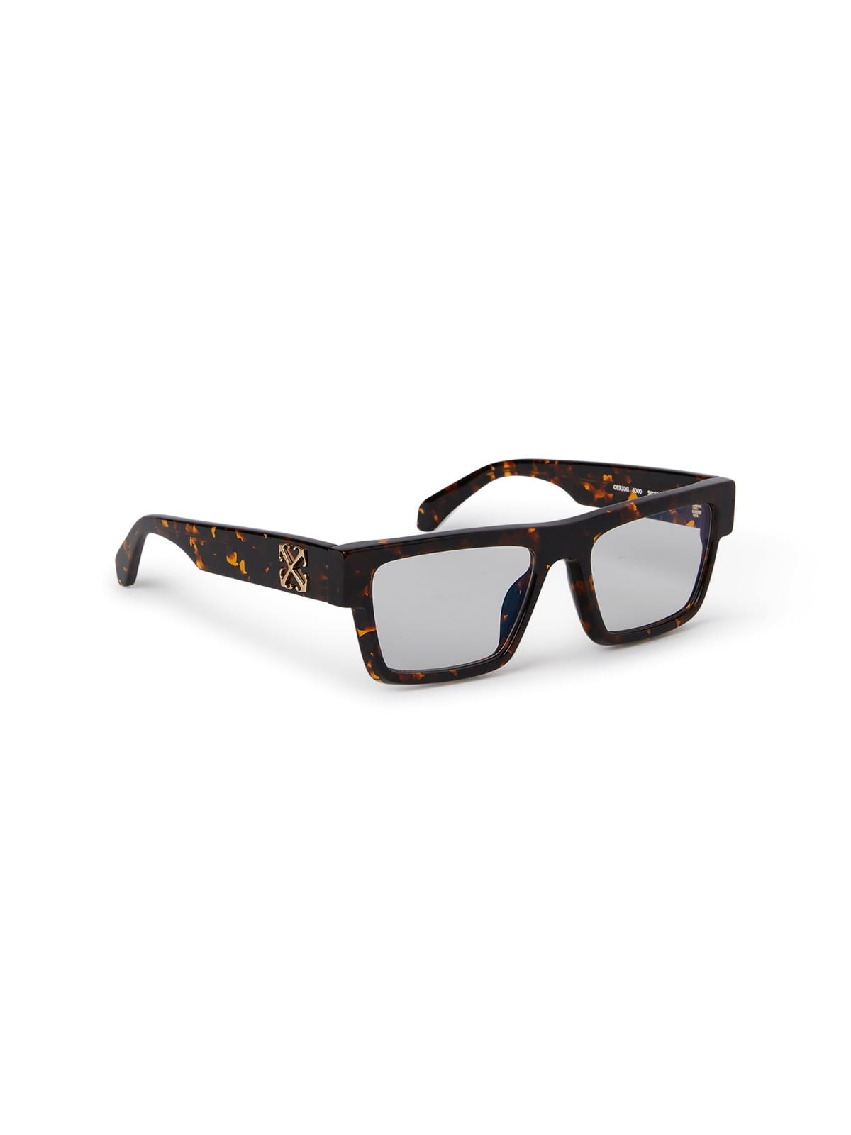 Off White OERJ061 Sunglass Havana Male Full Shell Sunglass — view 2