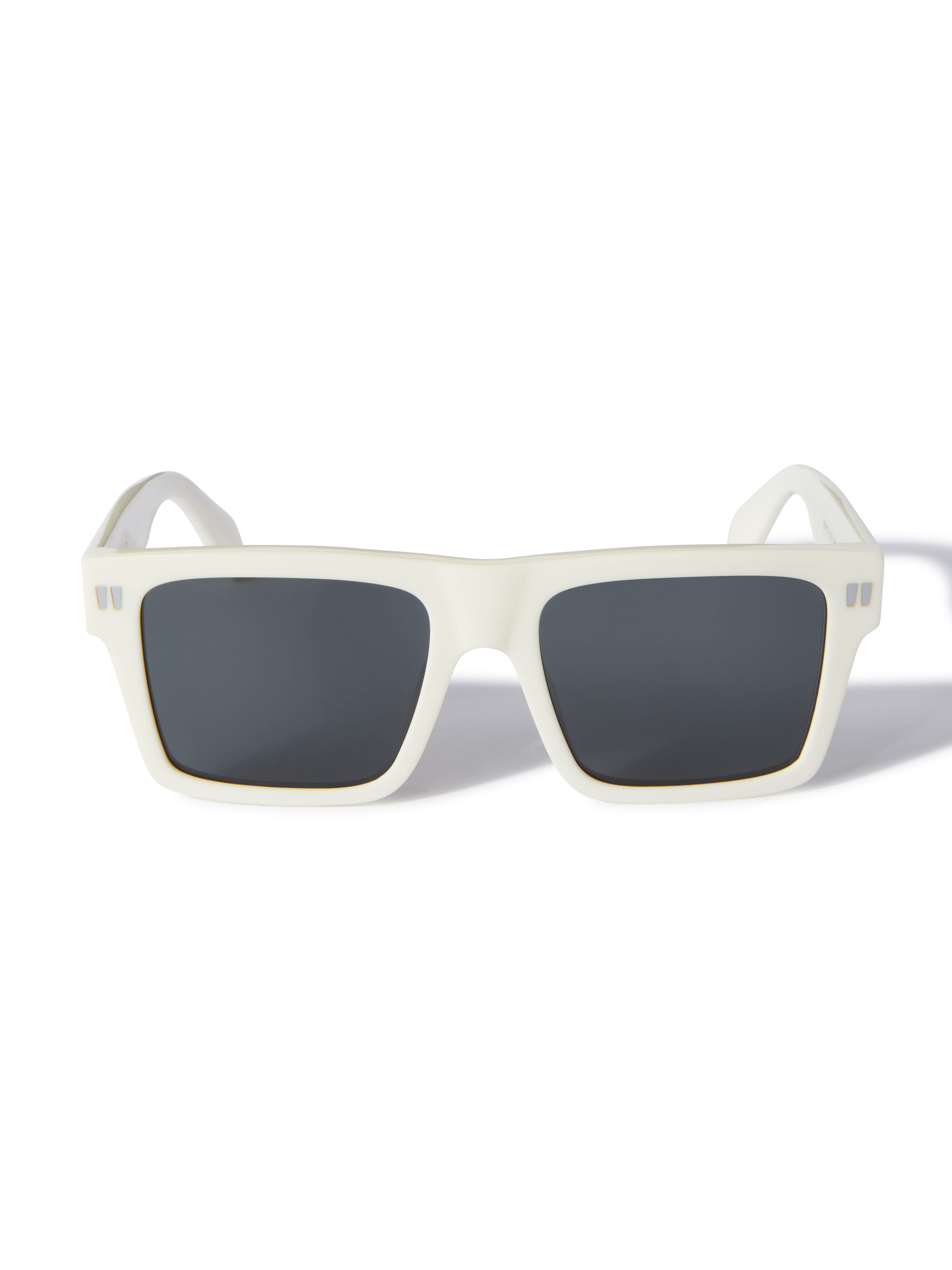 Off White OERI109S2410107 Sunglass Ivory Male Full Shell Sunglass — Ivory frame — view 4