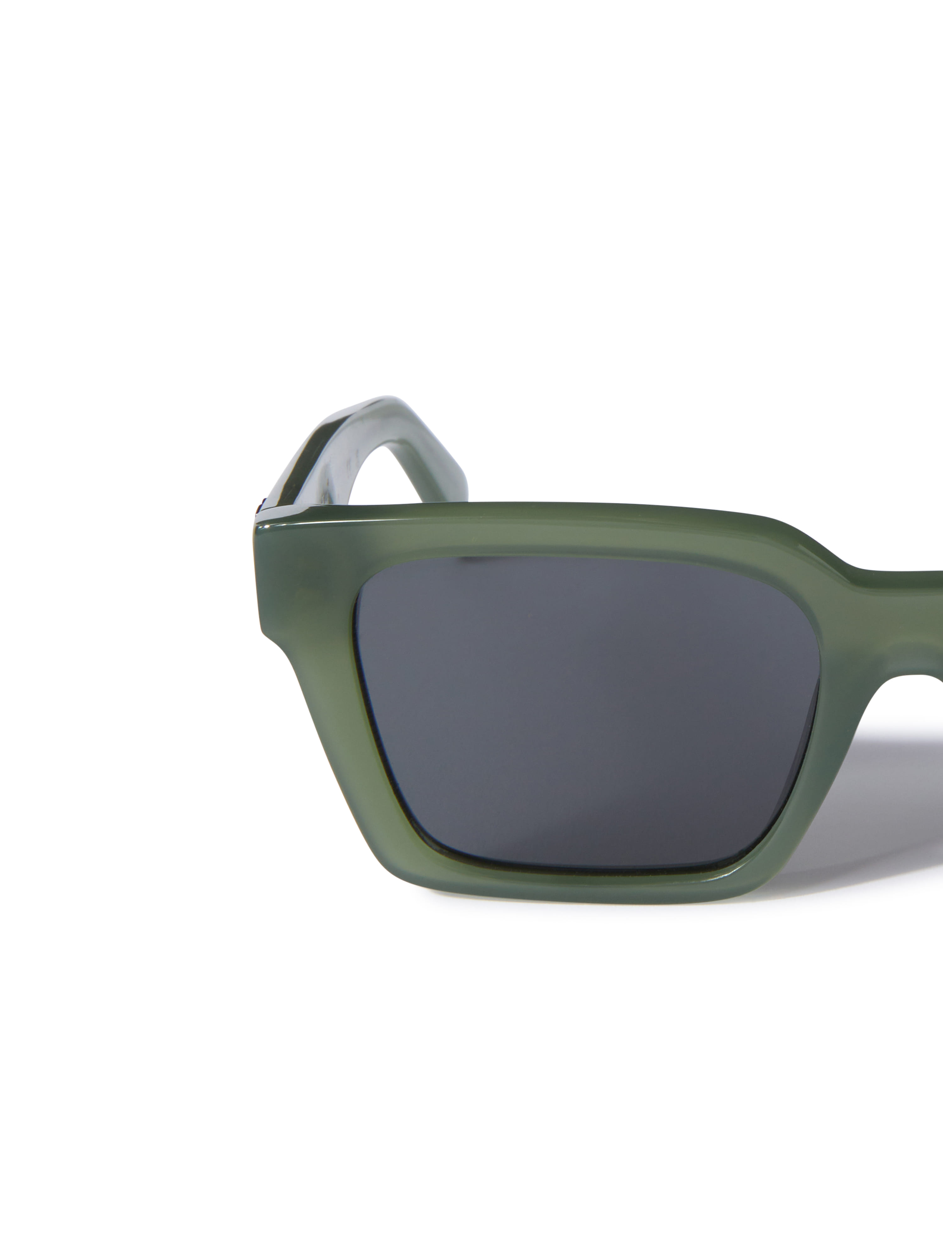 Off White OERI111S2415707 Sunglass Olive Male Full Shell Sunglass — Olive frame — view 4