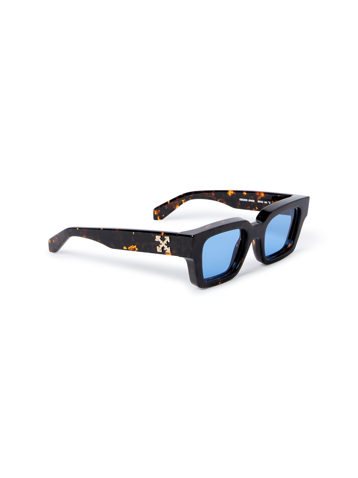 Off White OERI008 Sunglass Havana Unisex Full Shell Sunglass — view 2