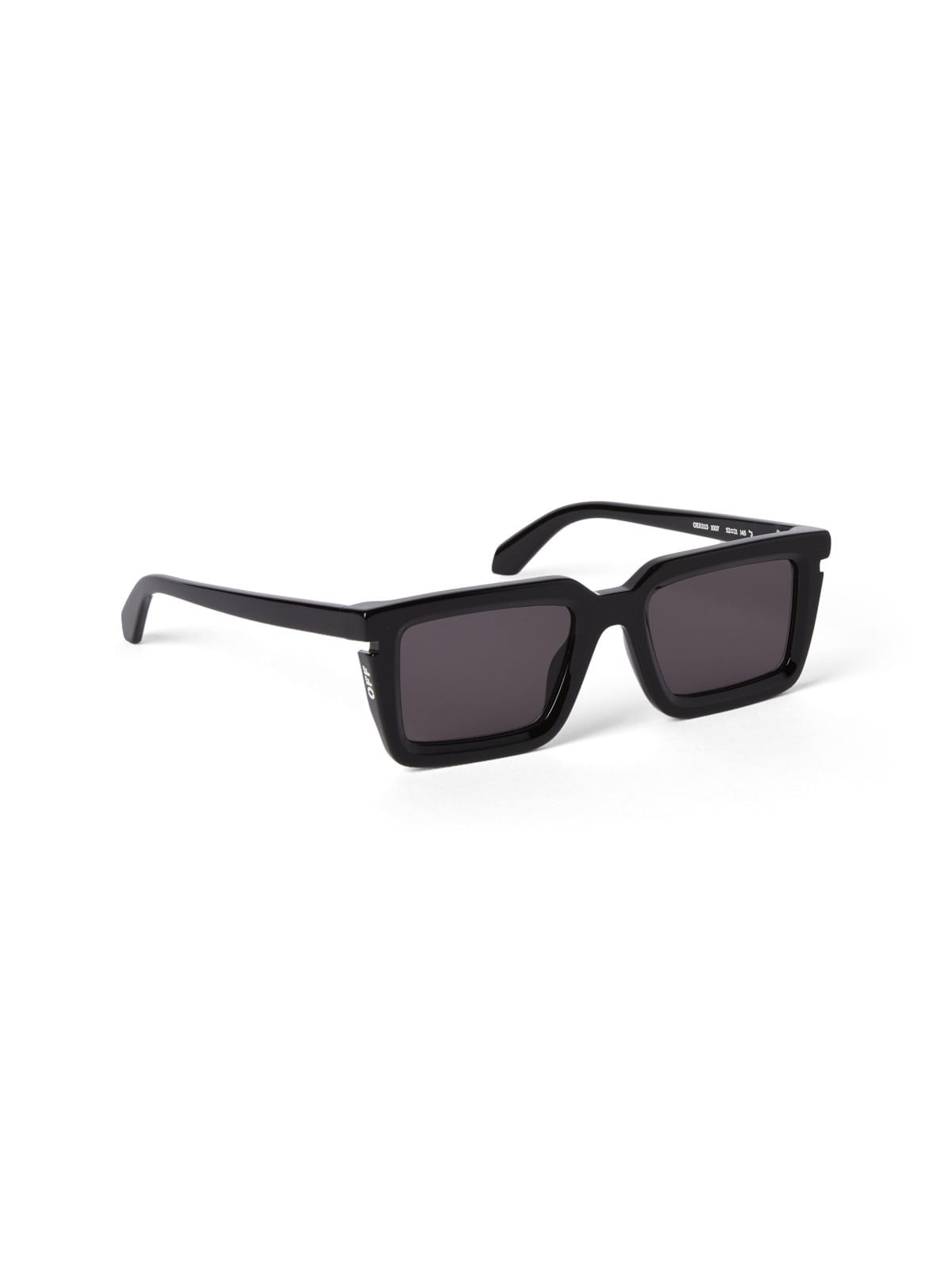Off White OERI113S2411007 Sunglass Black Male Full Shell Sunglass — view 2