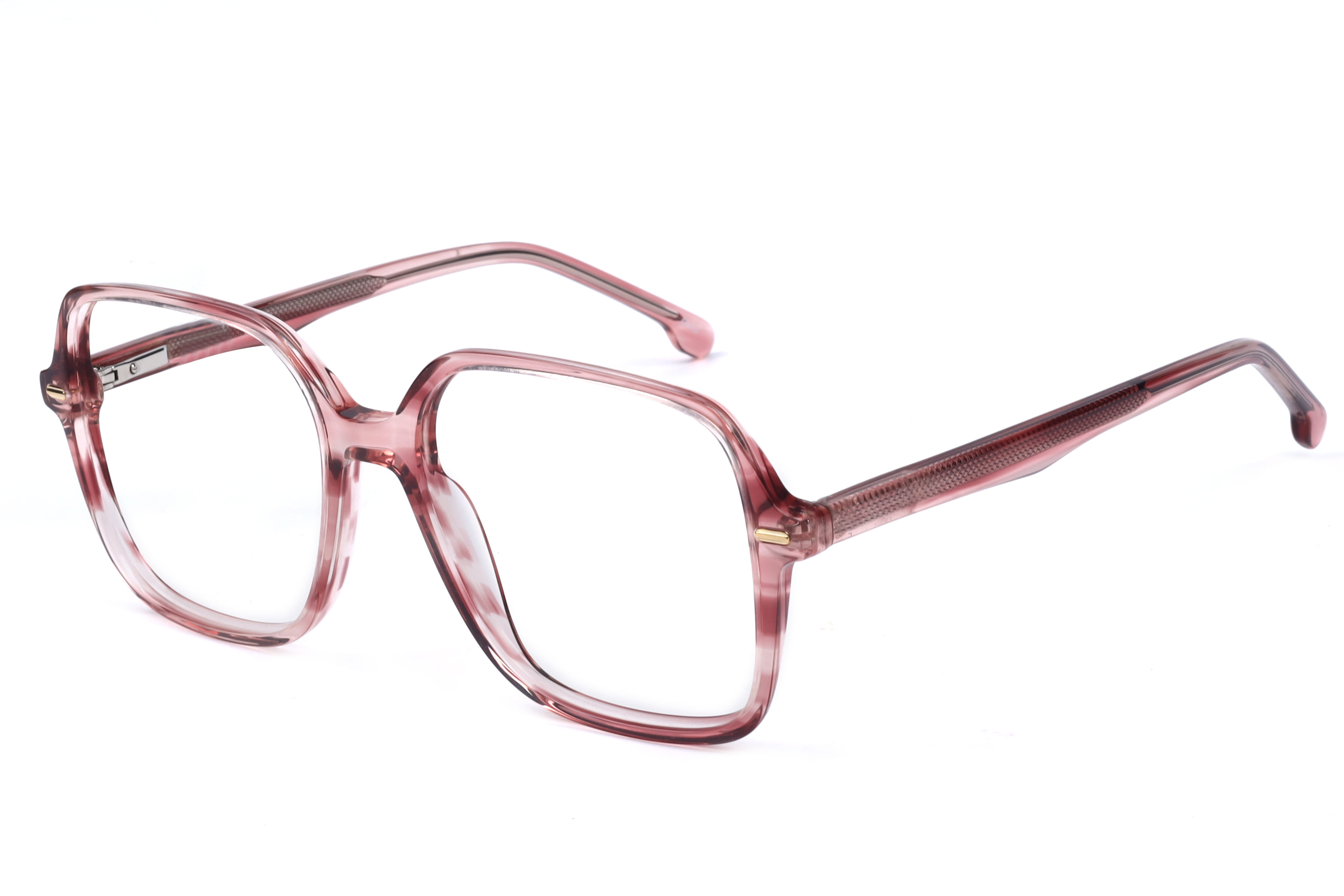 Inspira TD96078 Frame Transparent Pink Female Full Shell Frame — Transparent Pink frame — view 1