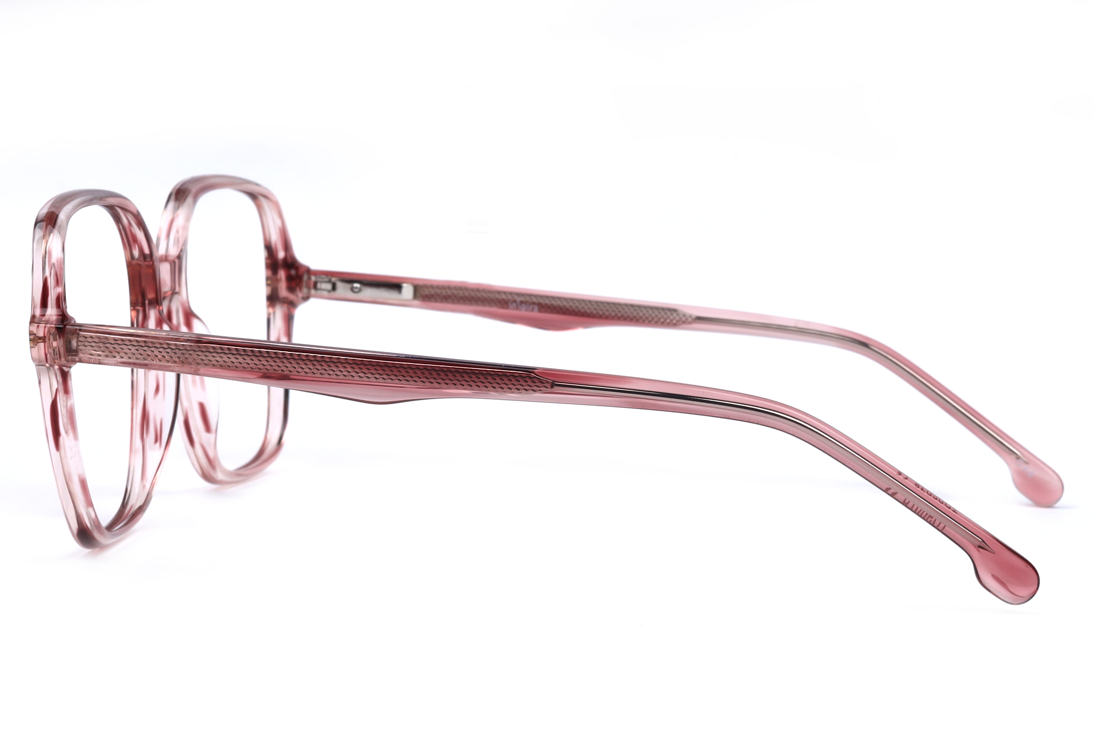 Inspira TD96078 Frame Transparent Pink Female Full Shell Frame — Transparent Pink frame — view 3