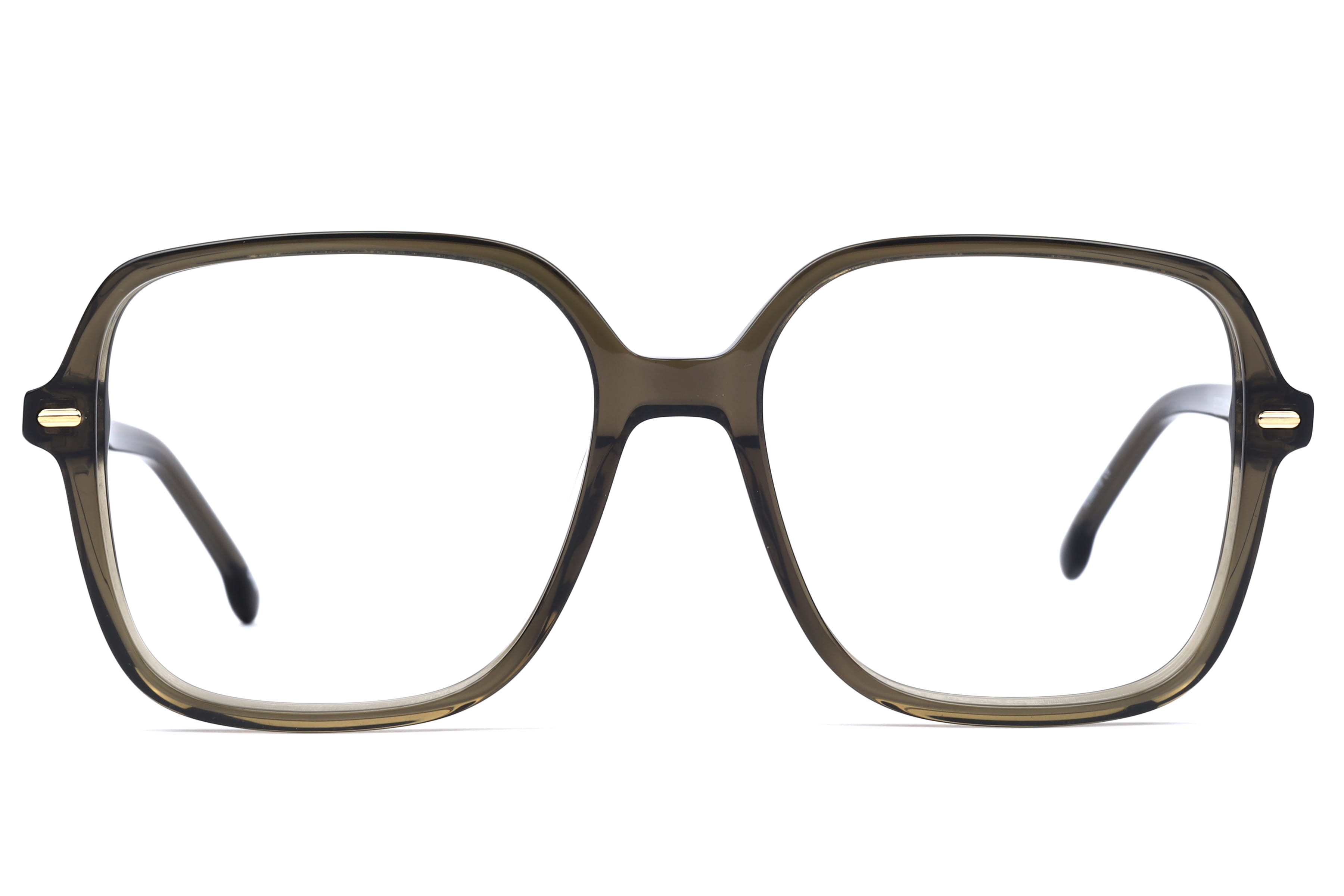 Inspira TD96078 Frame Transparent Olive Female Full Shell — Transparent Olive frame