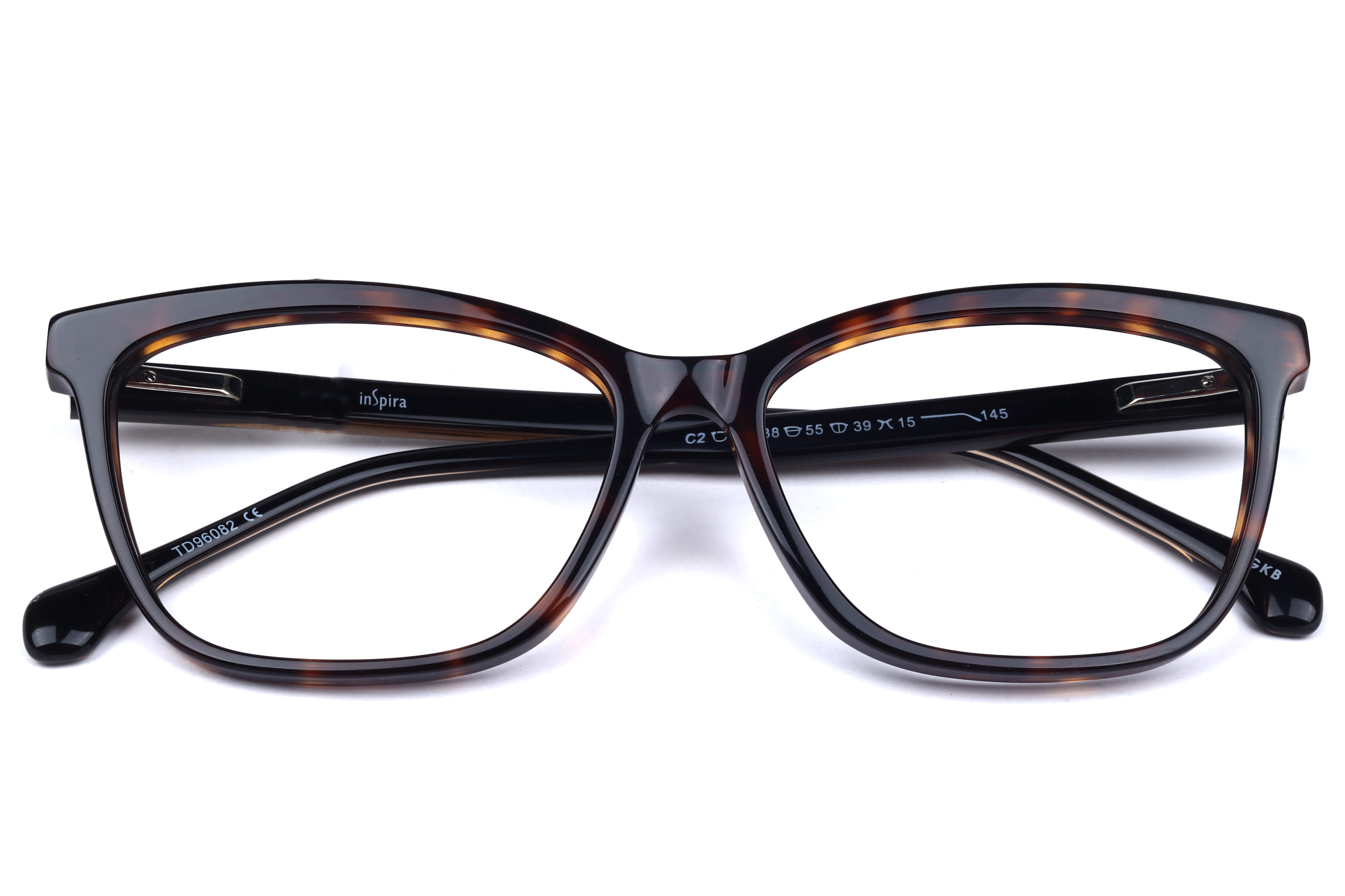 Inspira TD96082 Frame Havana Female Full Shell Frame — Havana frame — view 3