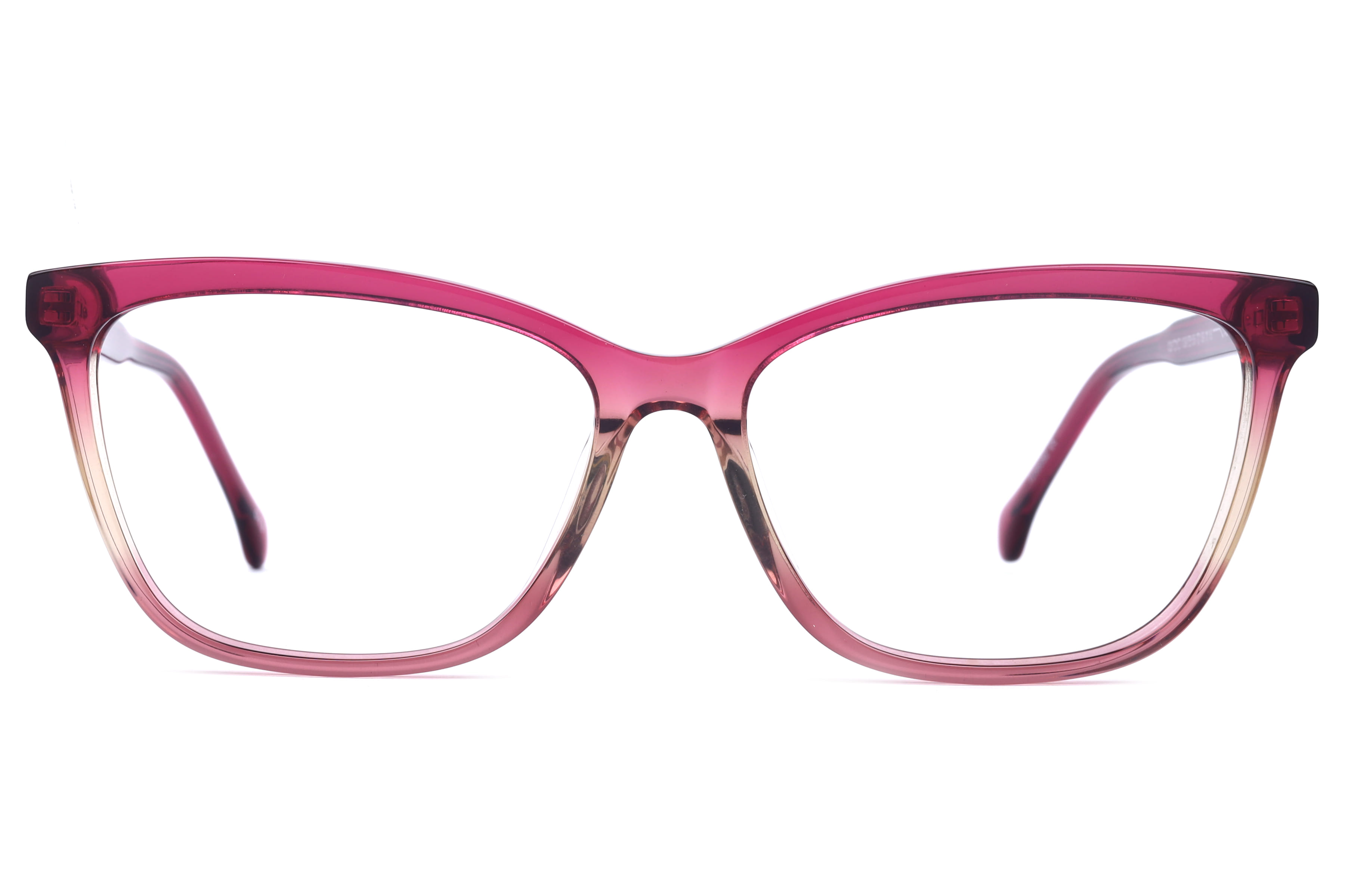 Inspira TD96082 Frame Transparent Pink Female Full Shell — Transparent Pink frame