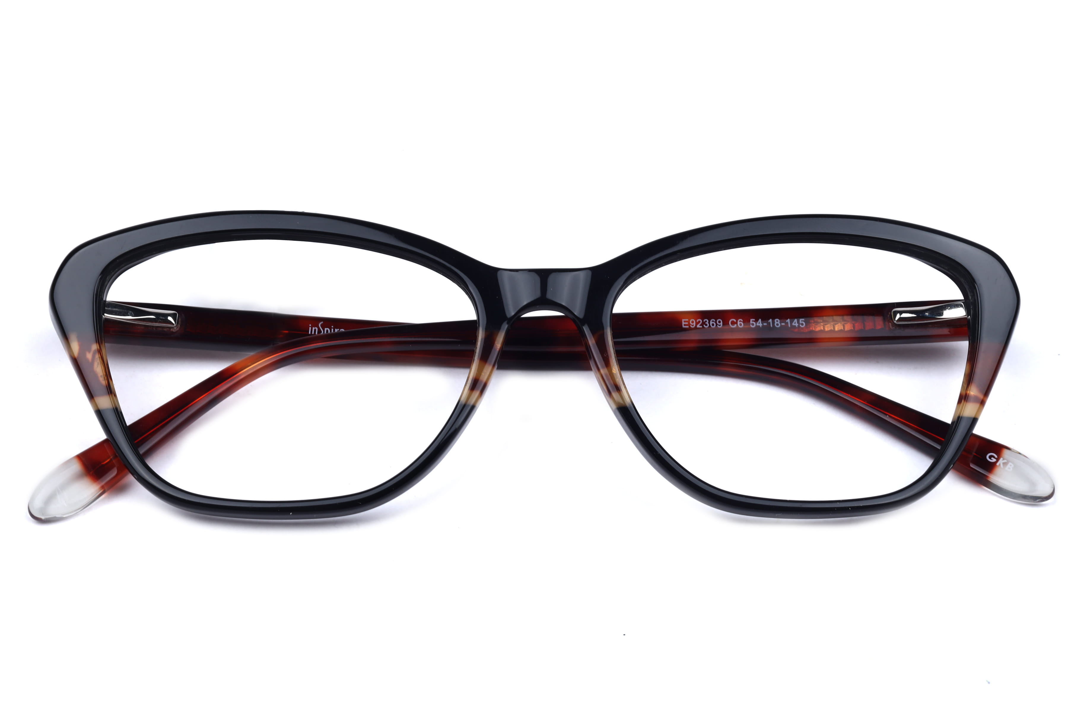Inspira E92369 Frame Black Female Full Shell Frame — Black frame — view 4