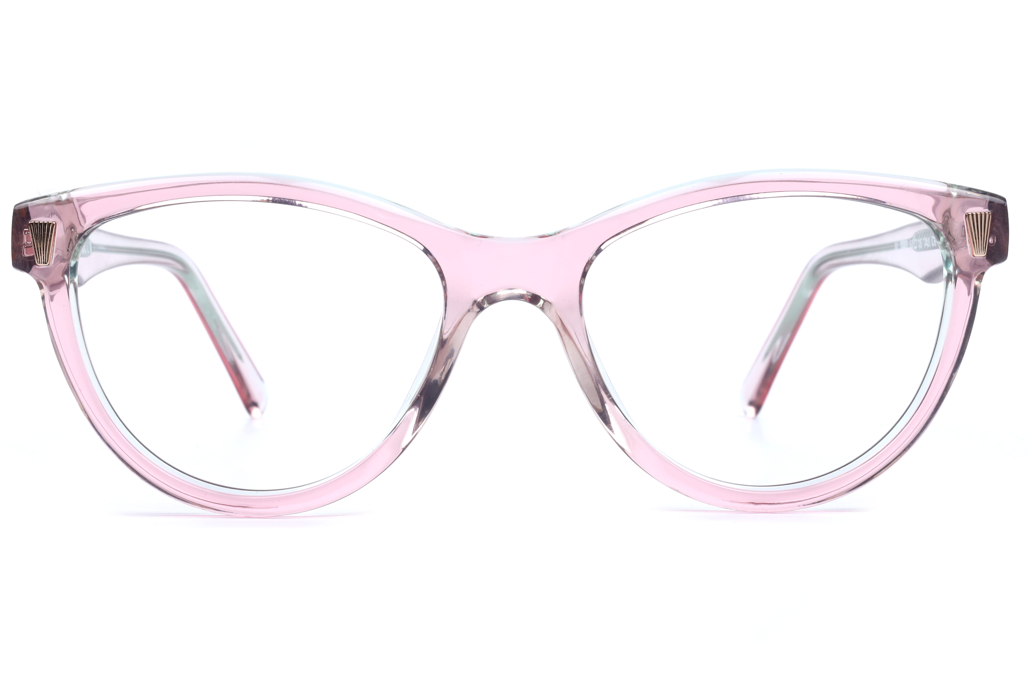 Inspira M.3005 Frame Transparent Pink Female Full Shell — Transparent Pink frame