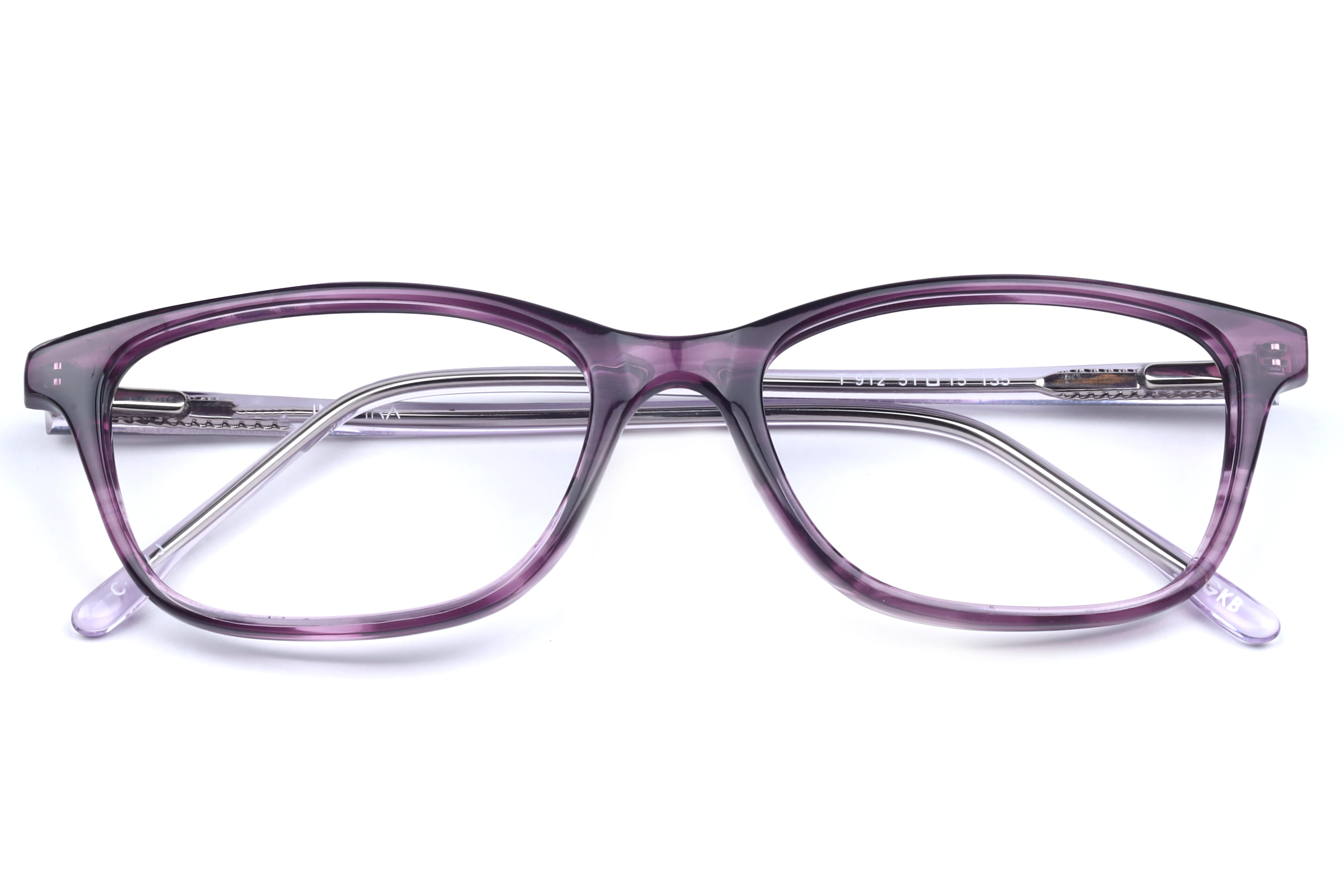 Inspira T 912 Frame Violet Female Full Shell Frame — Violet frame — view 3
