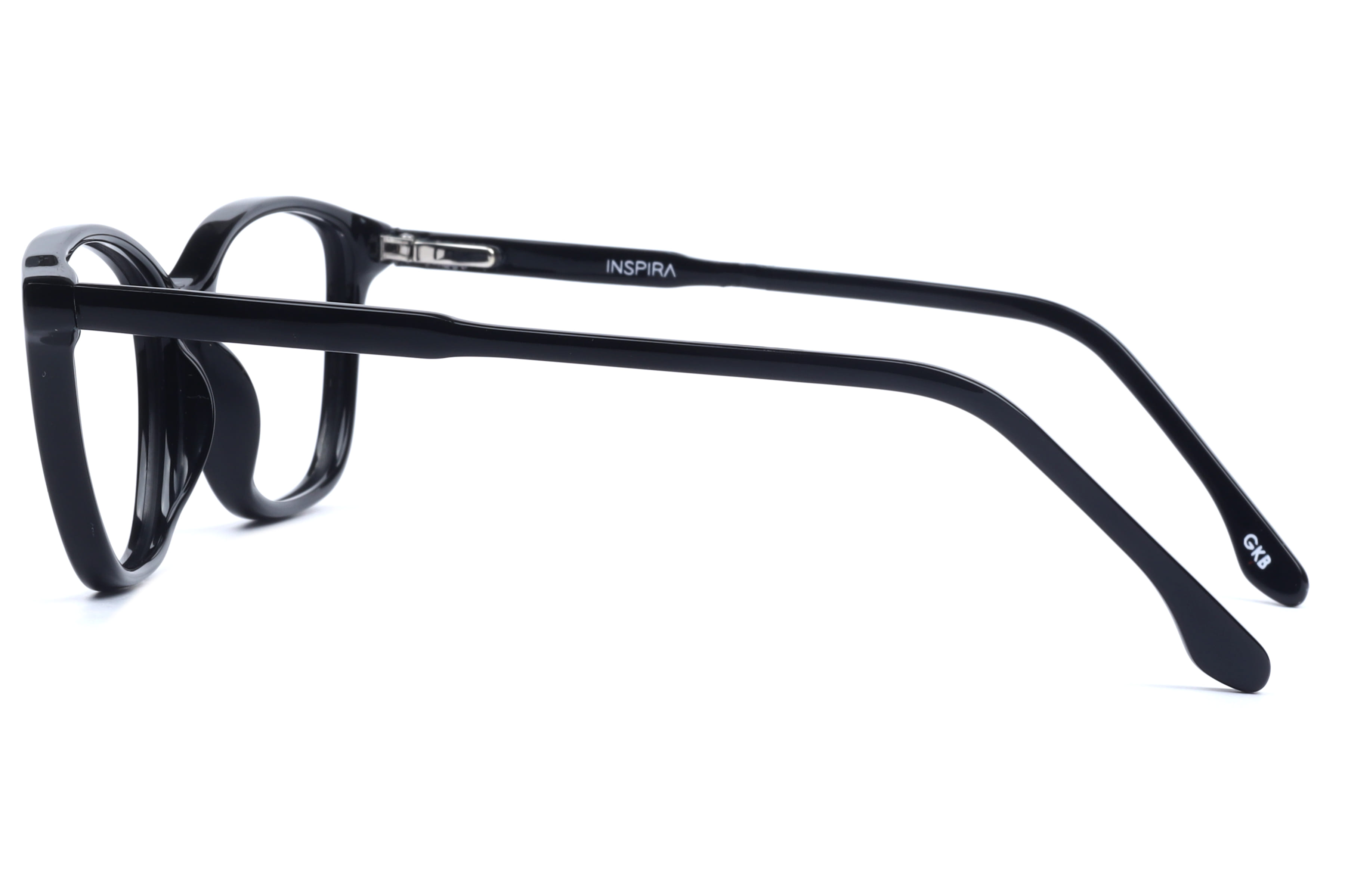 Inspira M.3346 Frame Black Female Full Shell Frame — Black frame — view 3